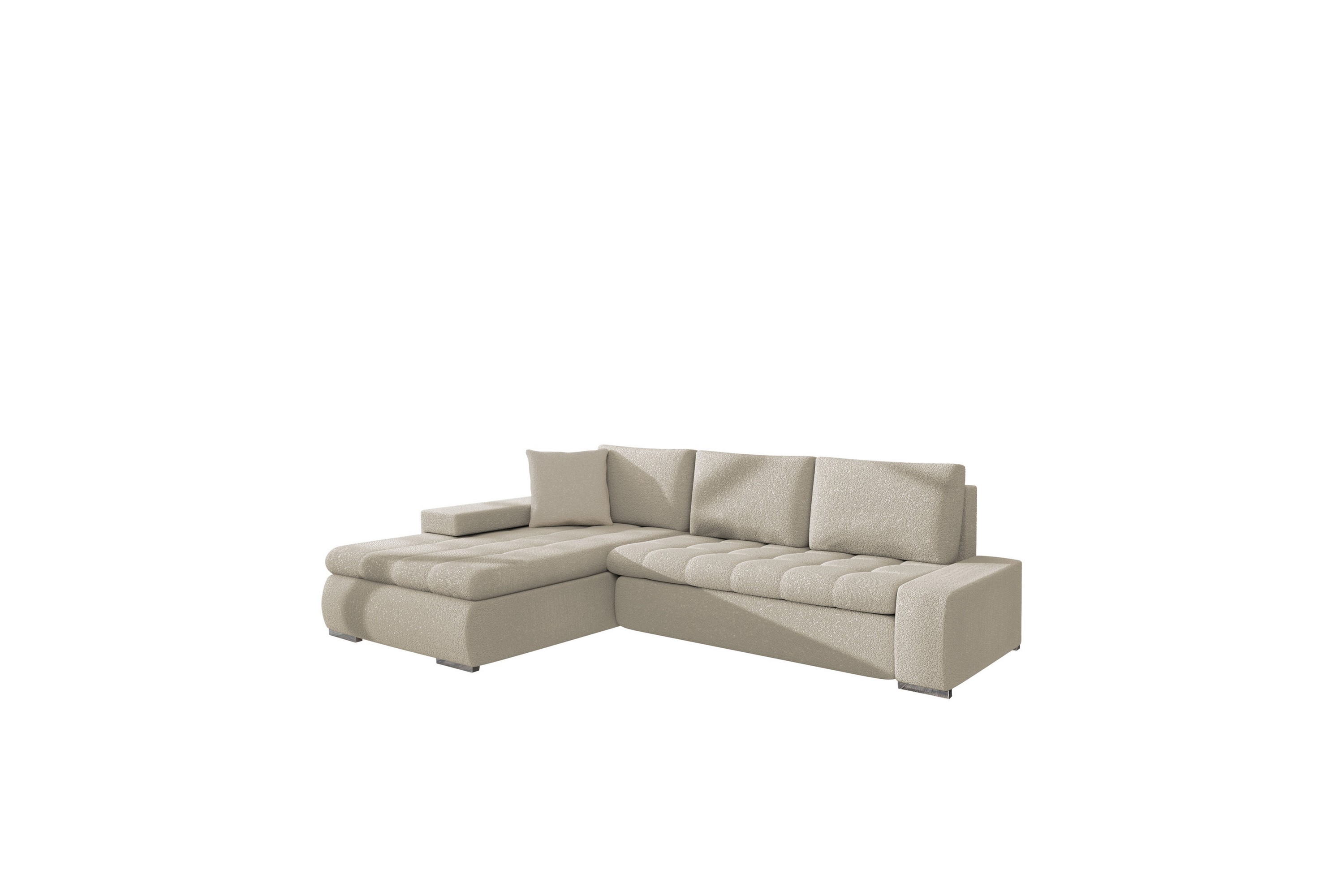 Cerys Soffa med Divan 3-sits Beige