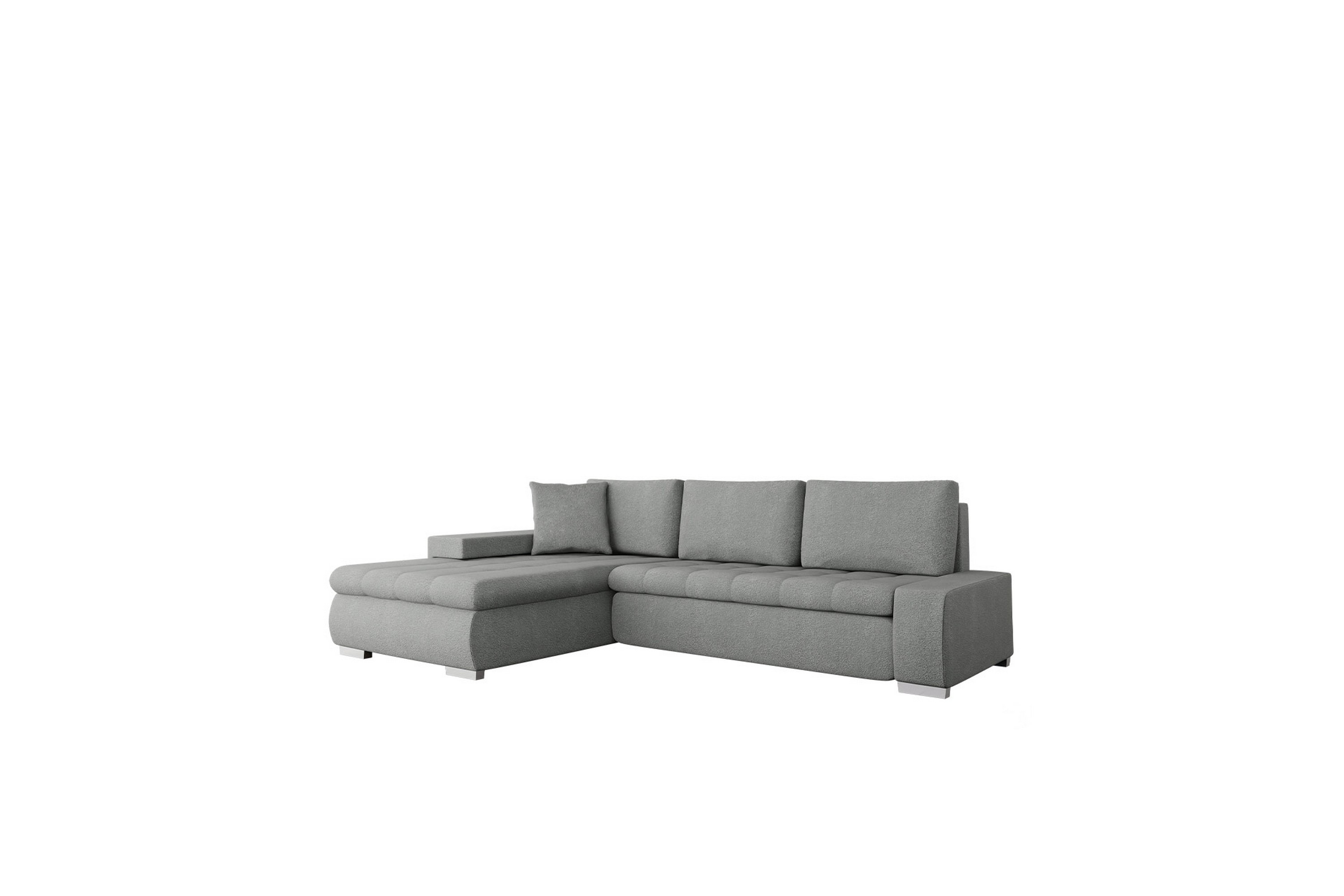 Cerys Soffa med Divan 3-sits Grå