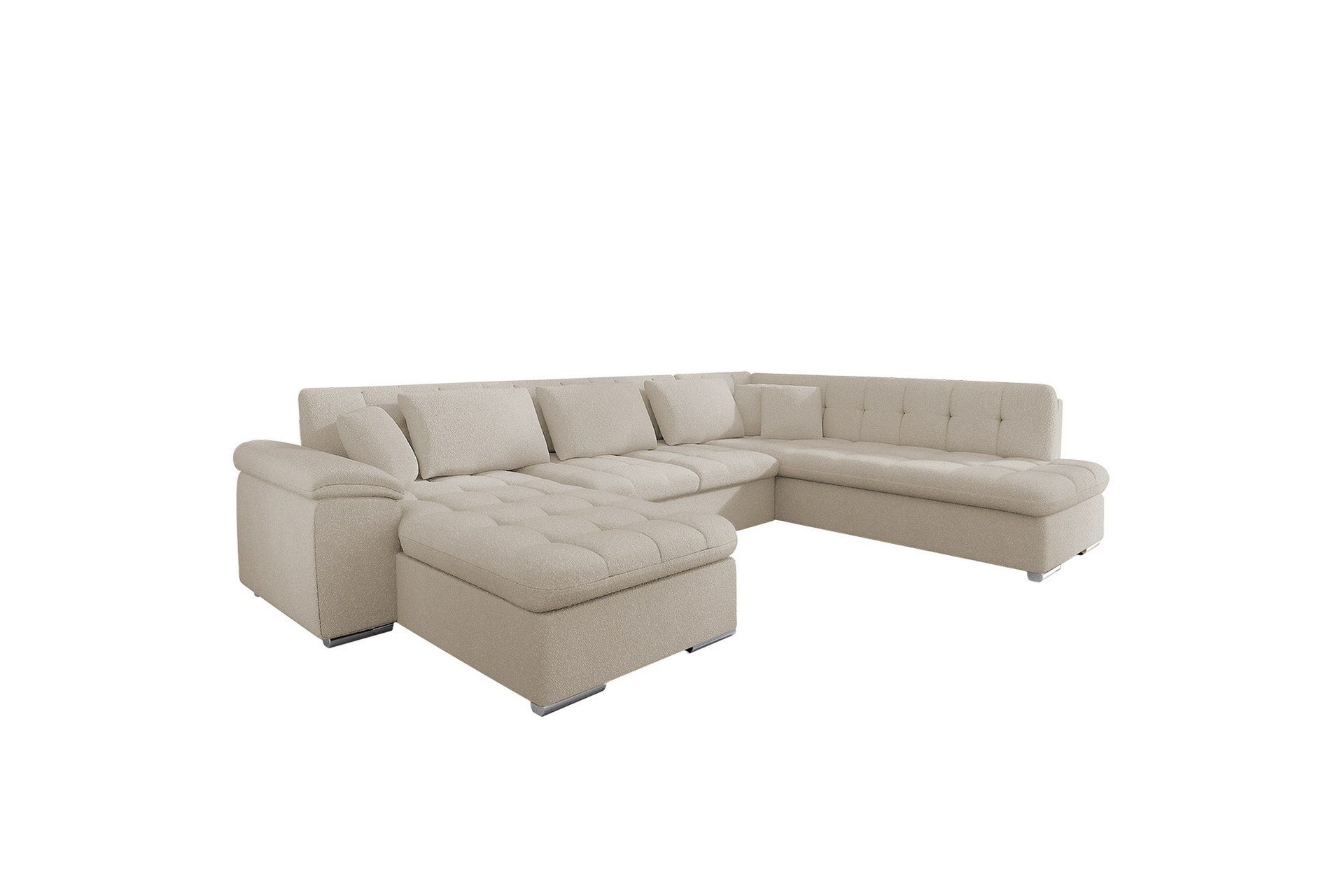 Dynir Soffa med Divan och Sch&auml;slong 4-sits - Beige