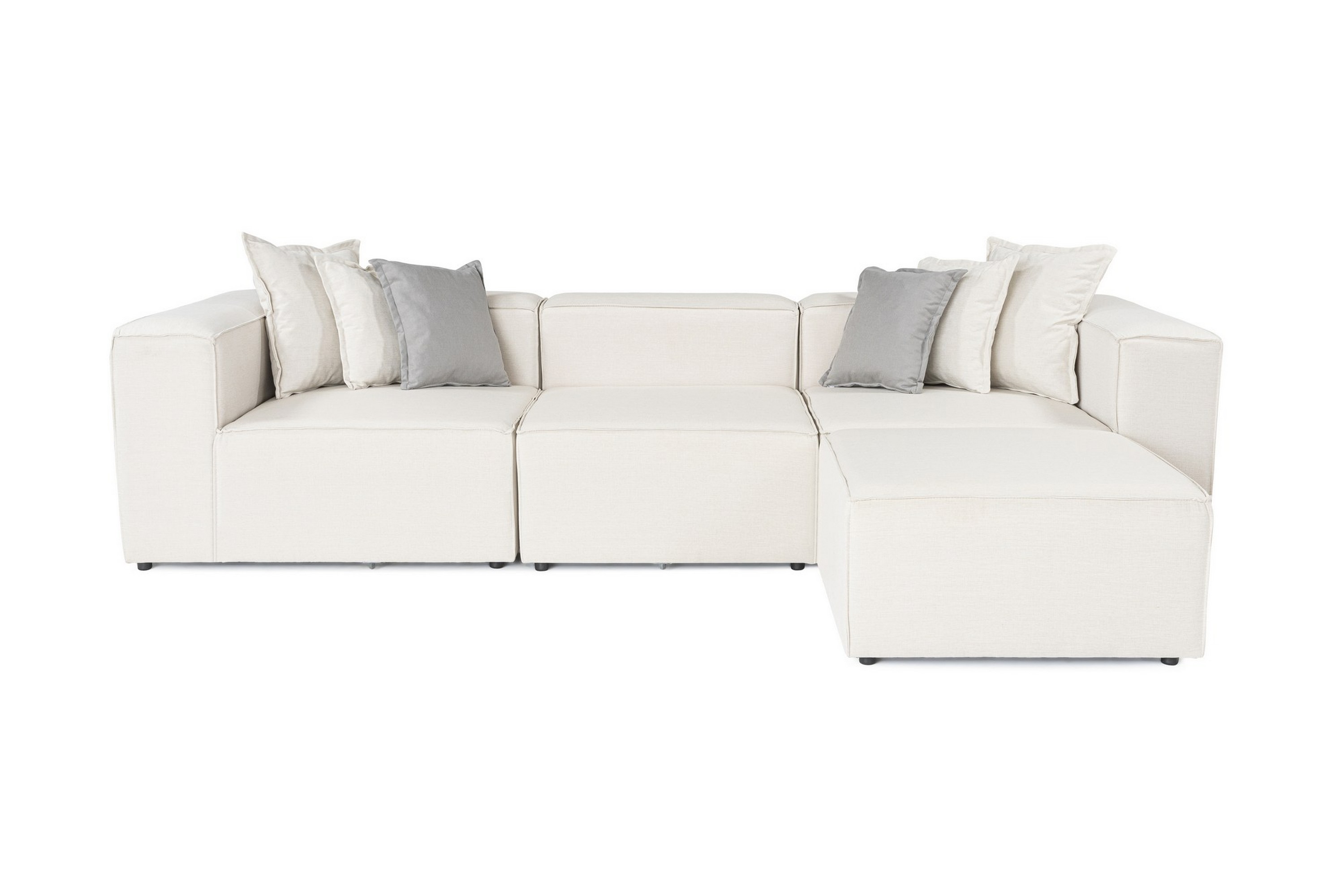 Fahmida Soffa med Divan 3-sits Ecru