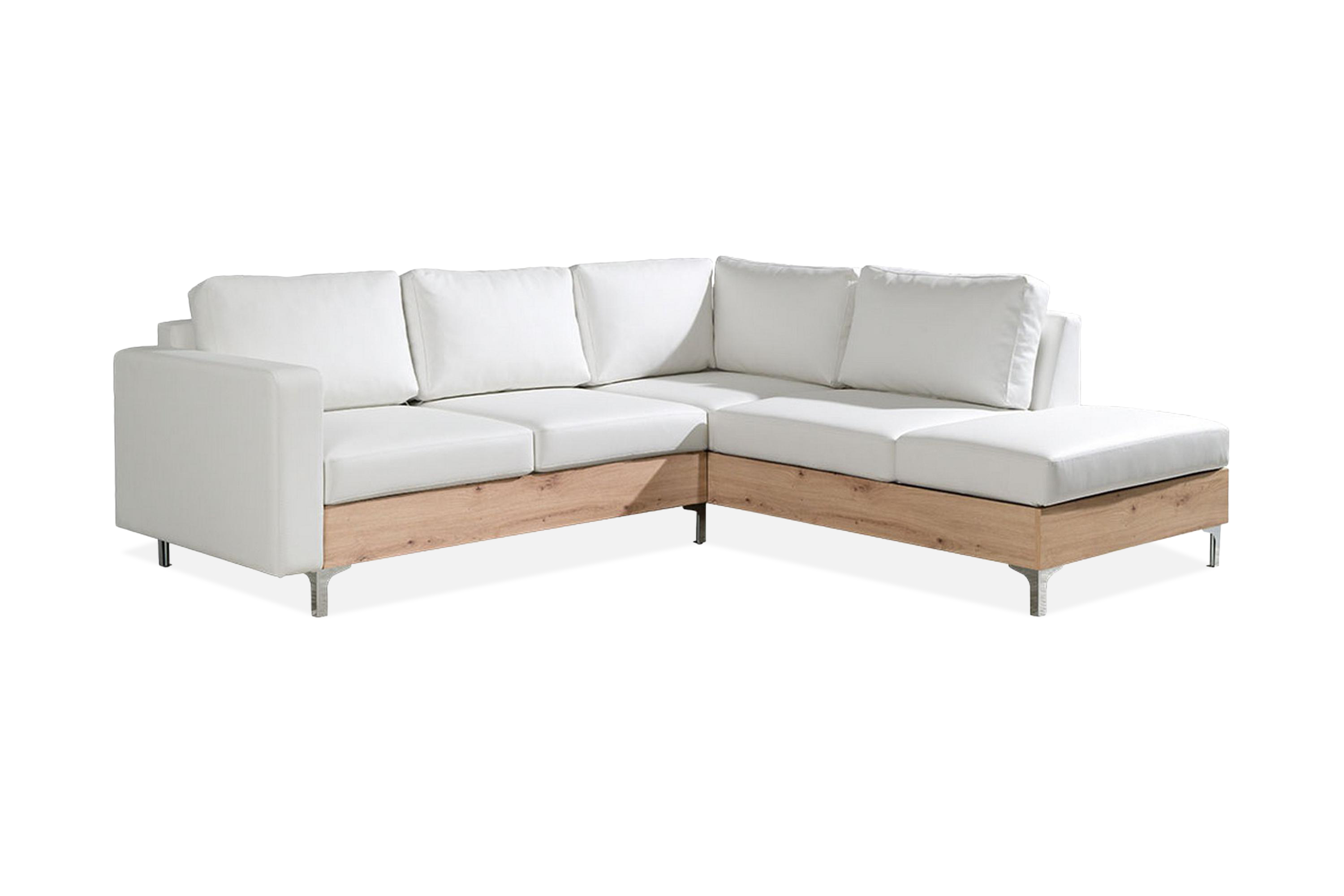 Farindon 8-sits Soffa Höger Vit