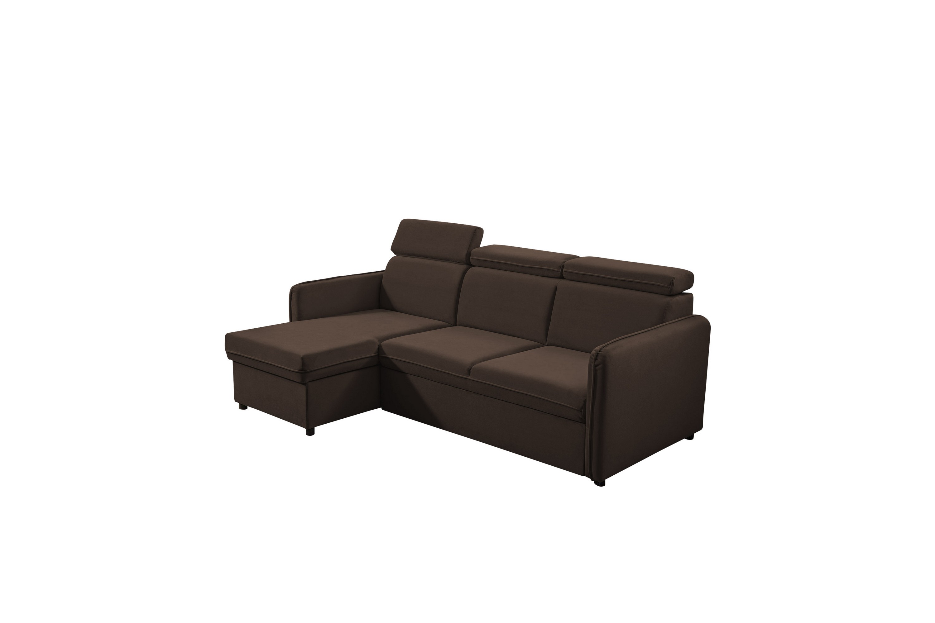Fredrik Soffa med Divan 3-sits Brun