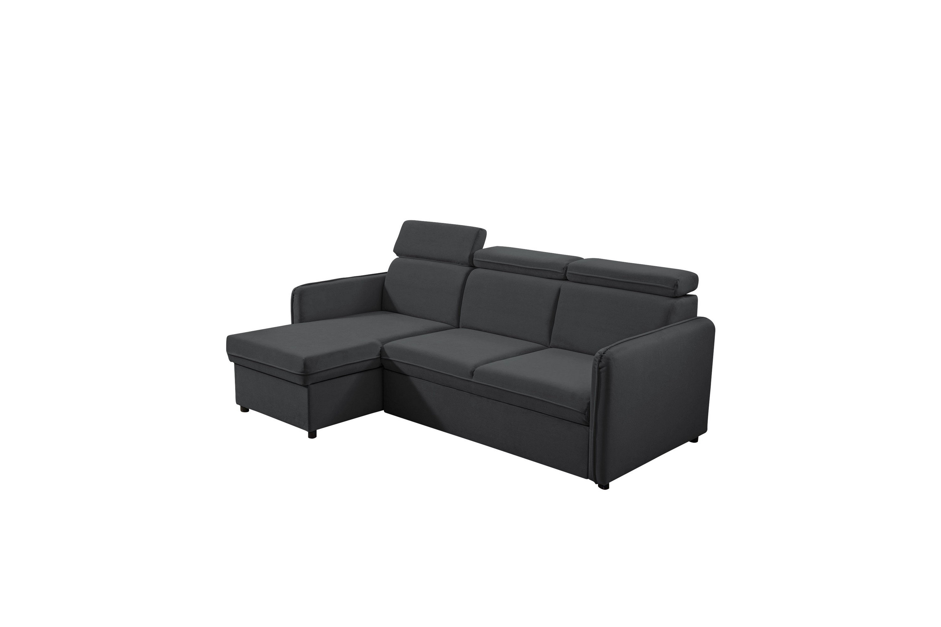 Fredrik Soffa med Divan 3-sits Mörkgrå