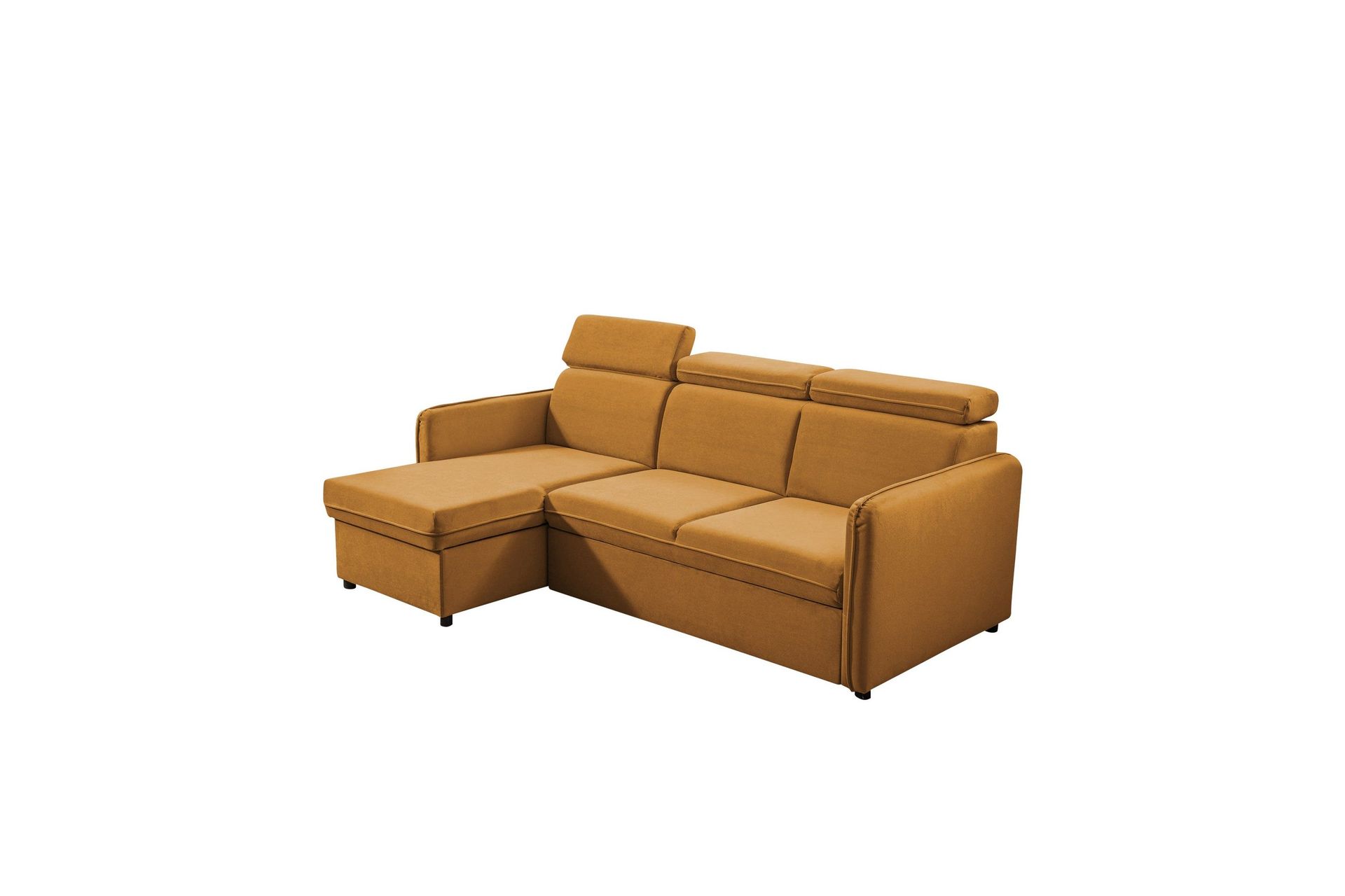fredrik soffa med divan 3-sits - orange