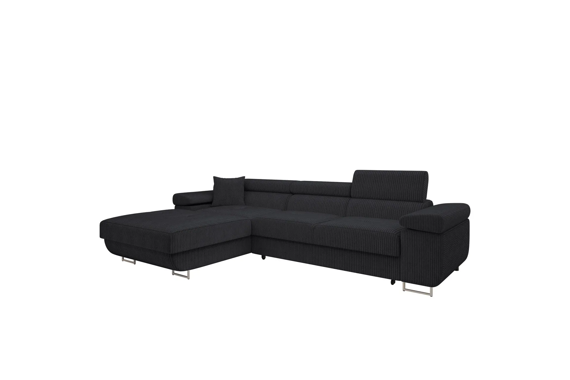 Gabina Soffa med Divan 3-sits - M&ouml;rkgr&aring;