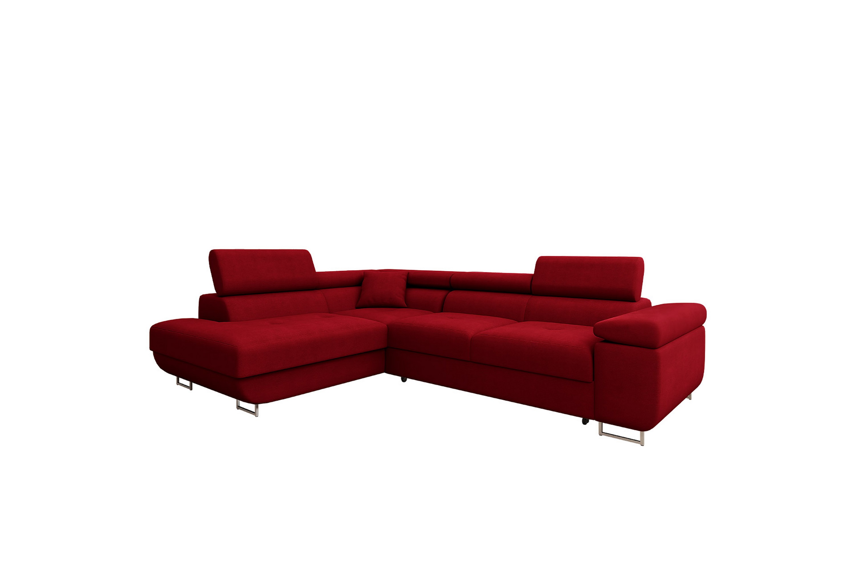 Gabina Soffa med Schäslong 3-sits Röd