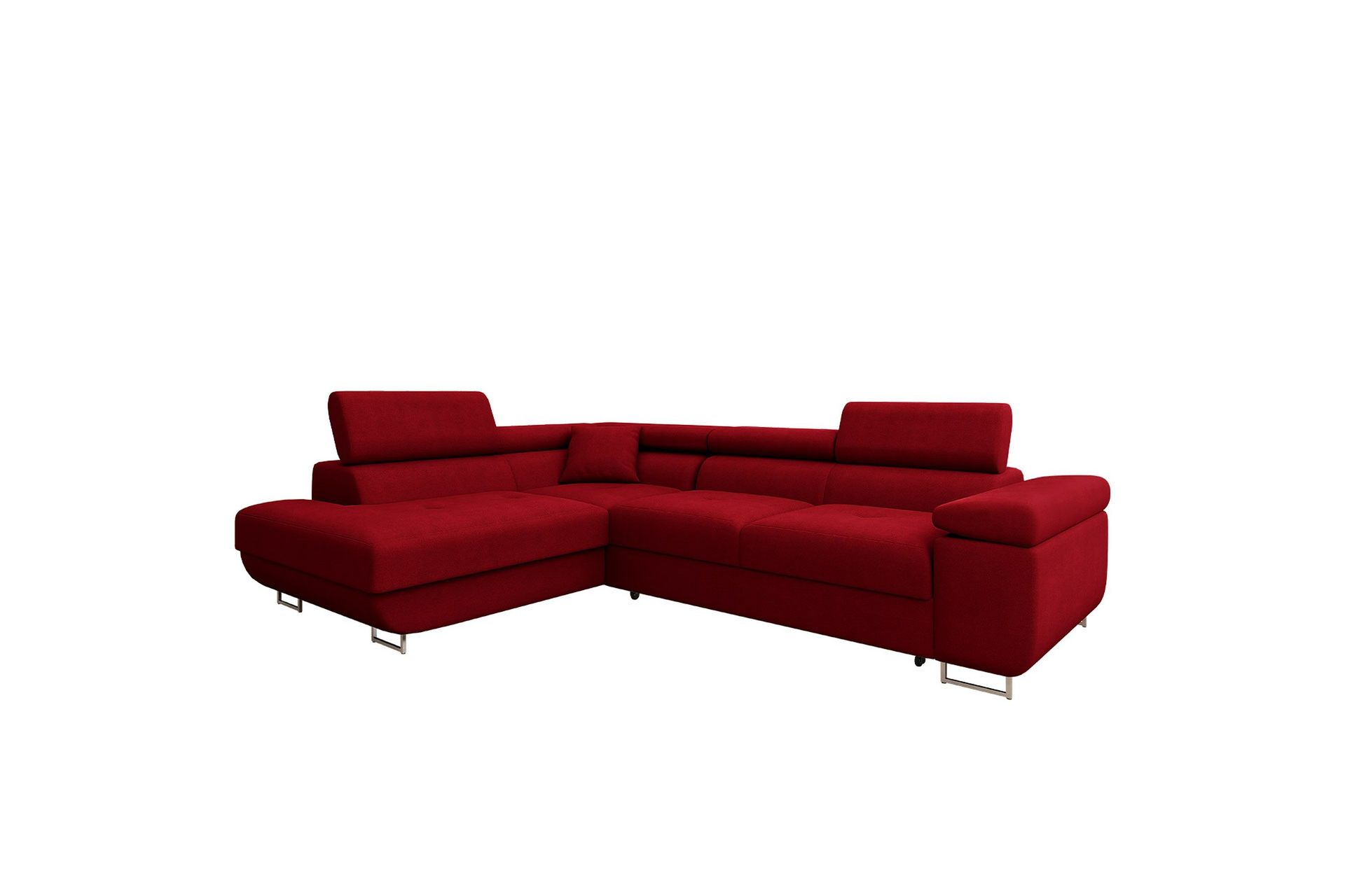 Gabina Soffa med Sch&auml;slong 3-sits - R&ouml;d