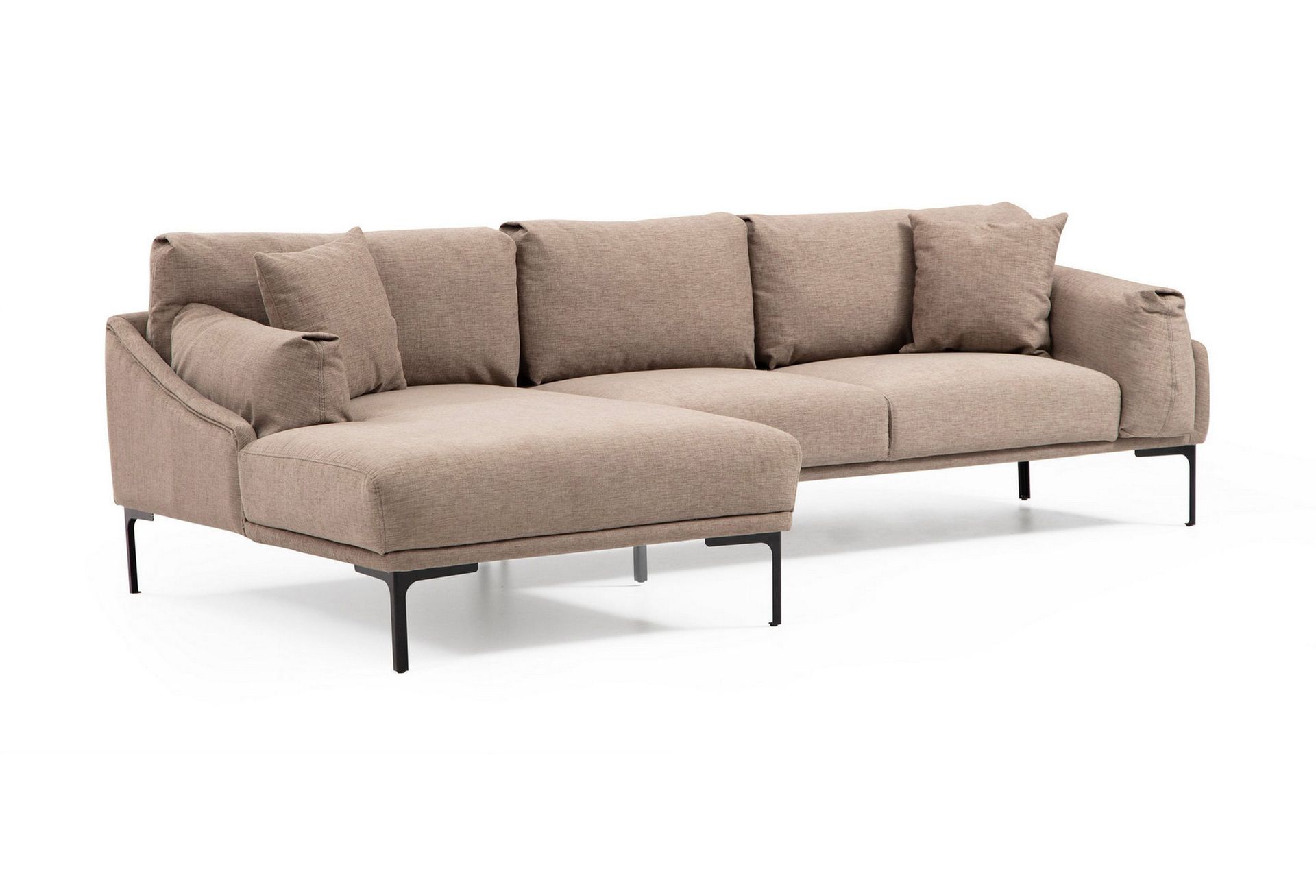 Glenure Soffa m. Divan 4-sits - Mocha