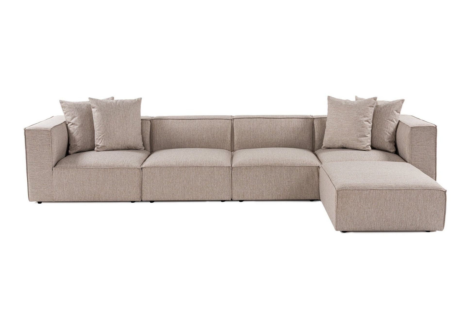 Gregor Soffa med Divan 4-sits - Sand beige