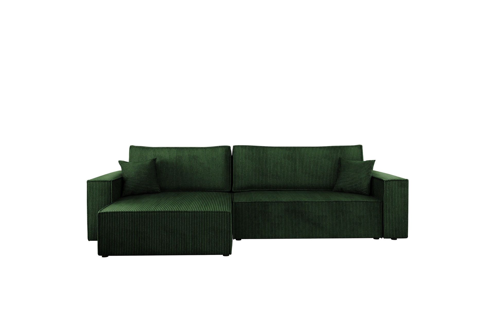 Hobson Soffa med Divan 3-sits - Gr&ouml;n