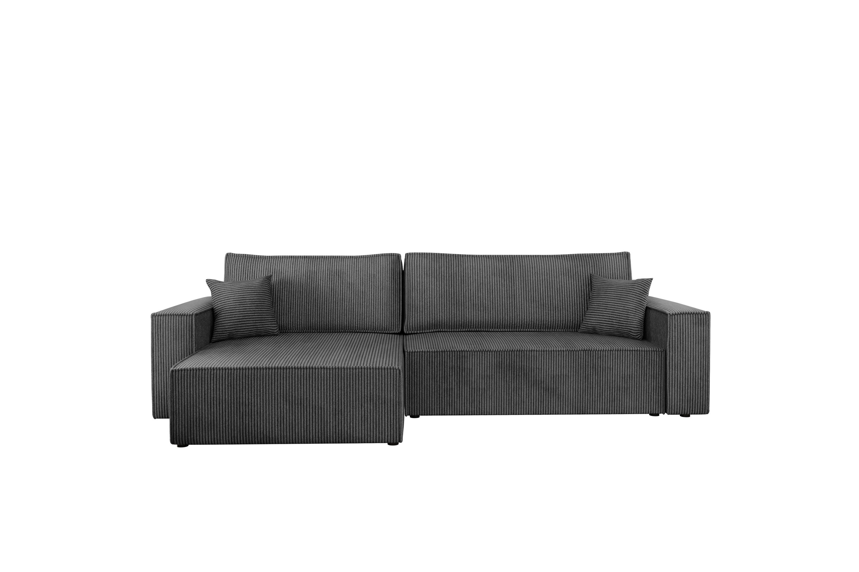 Hobson Soffa med Divan 3-sits Mörkgrå