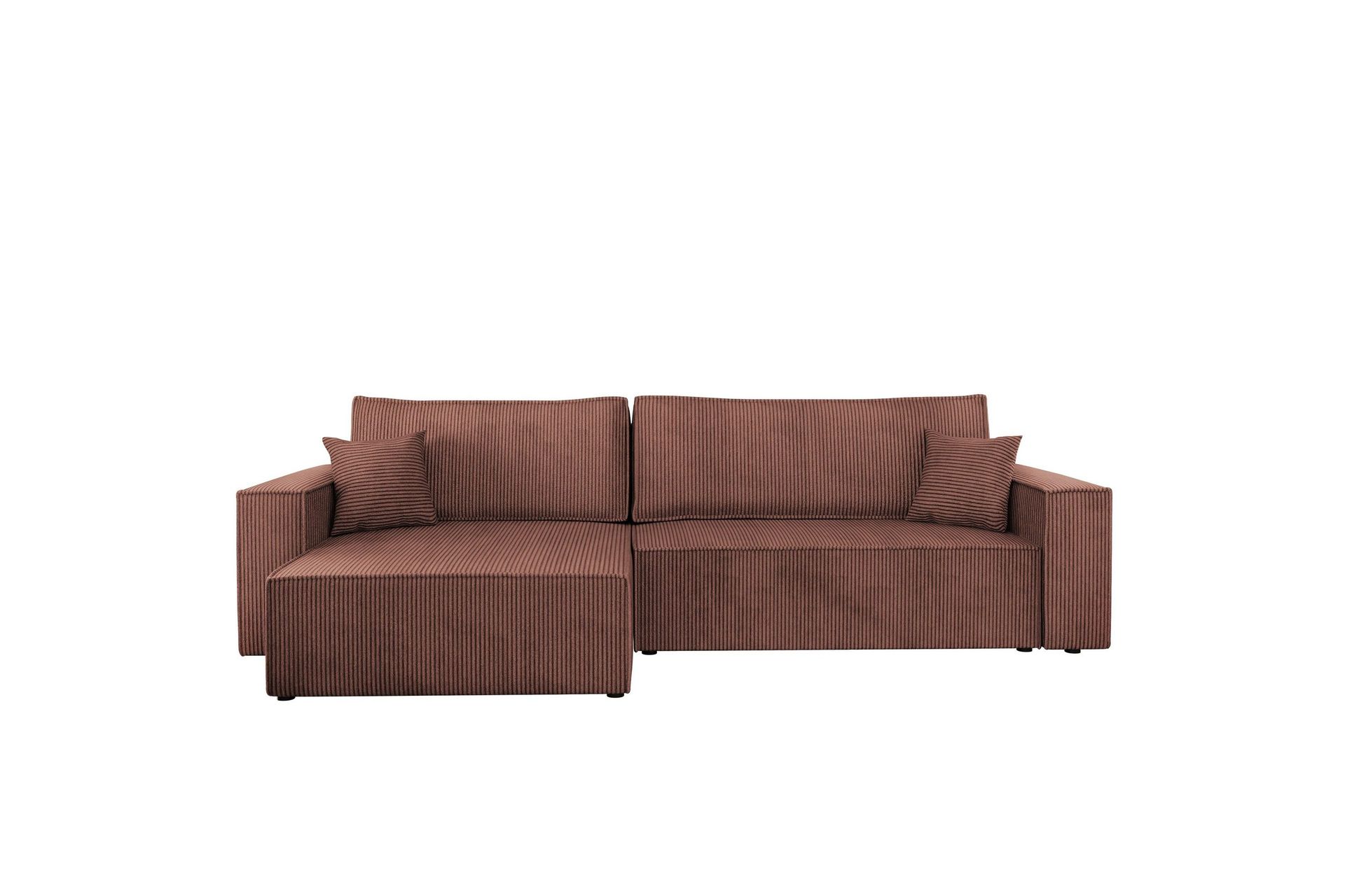 hobson soffa med divan 3-sits - rosa