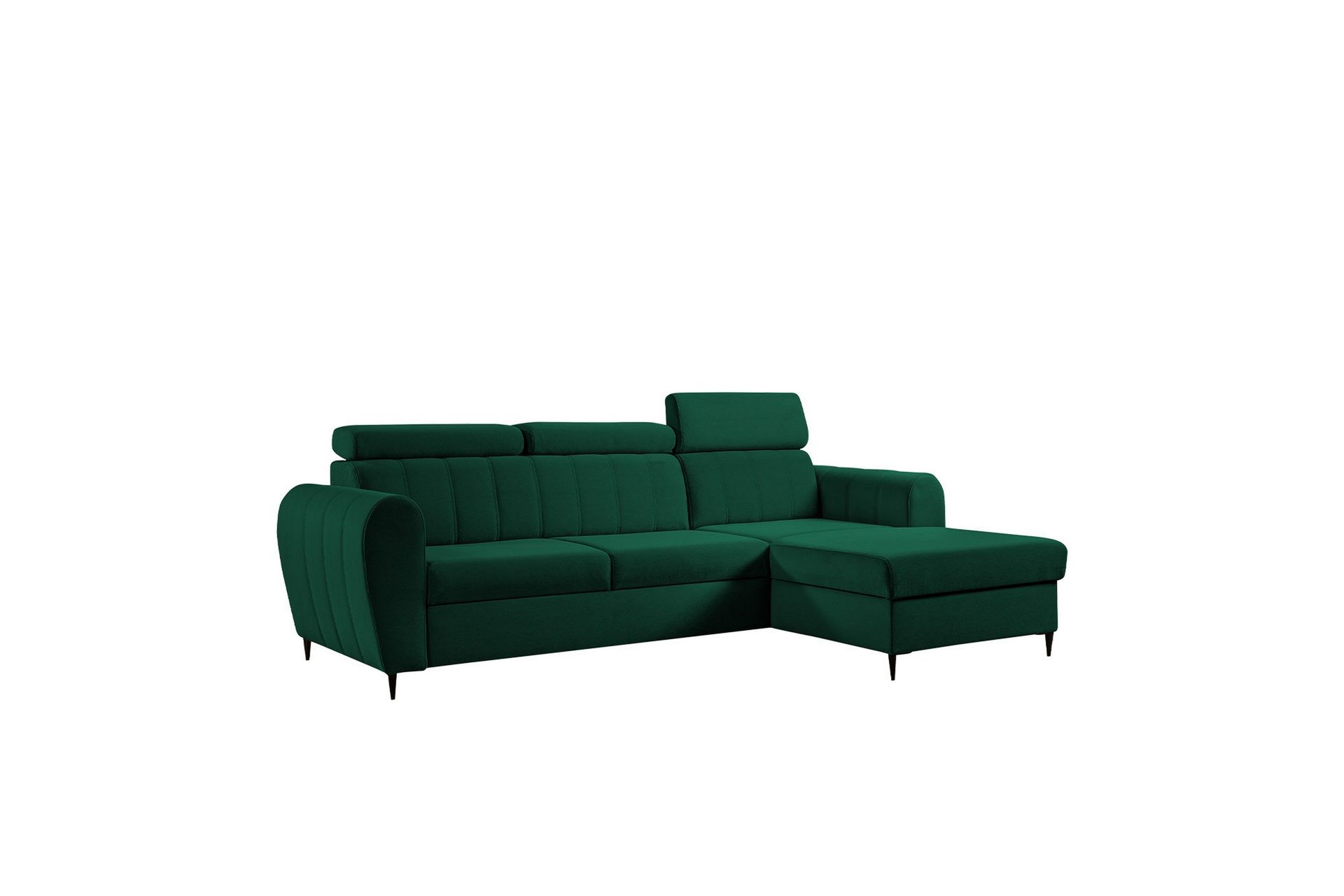 Hoffman Soffa med Divan 3-sits - Gr&ouml;n