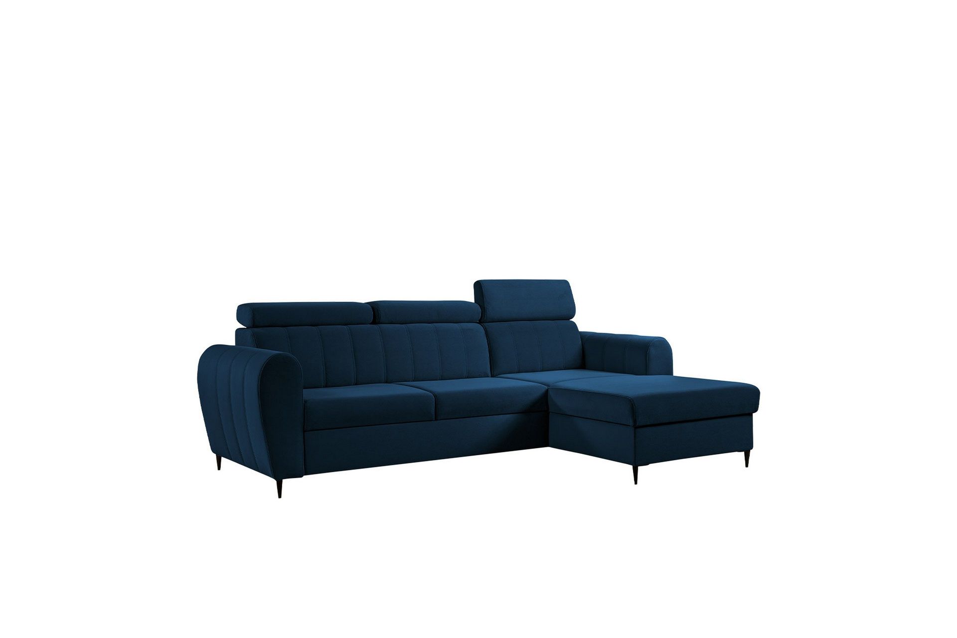 Hoffman Soffa med Divan 3-sits - Marinbl&aring;
