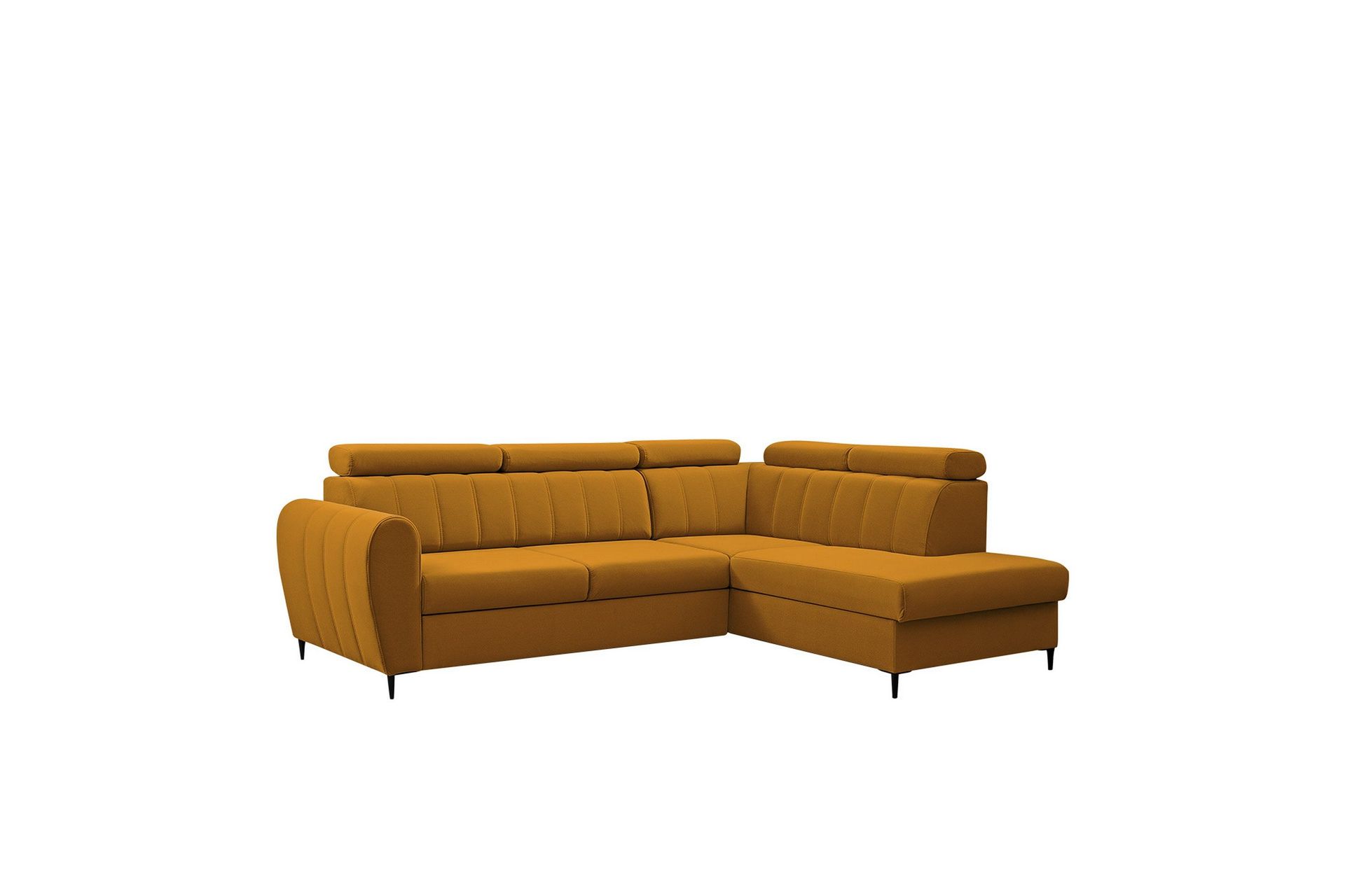 Hoffman Soffa med Sch&auml;slong 3-sits - Orange