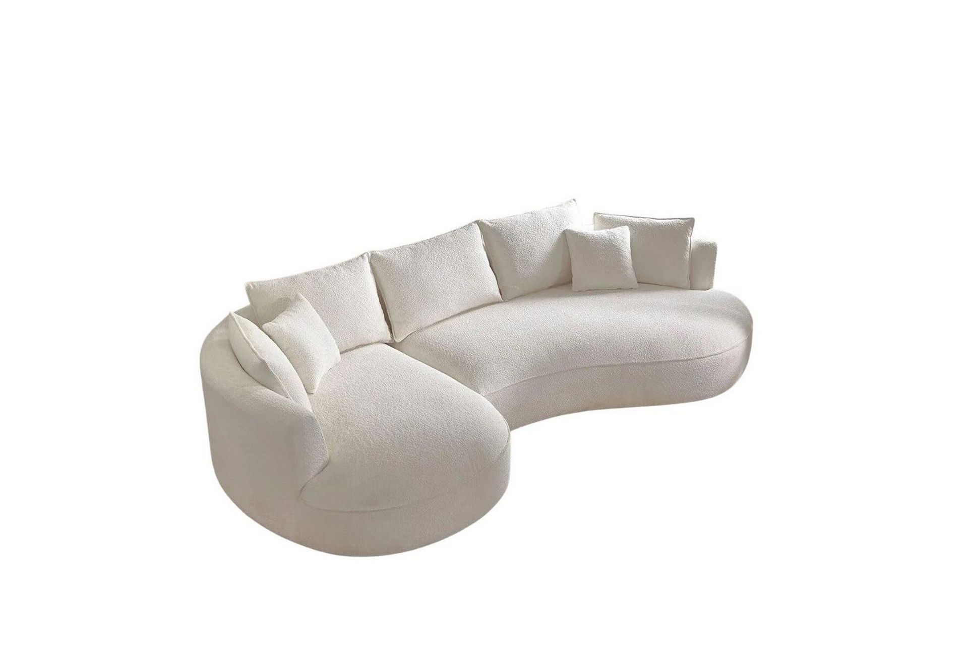 Hungirr Soffa med Divan 4-sits - Vit