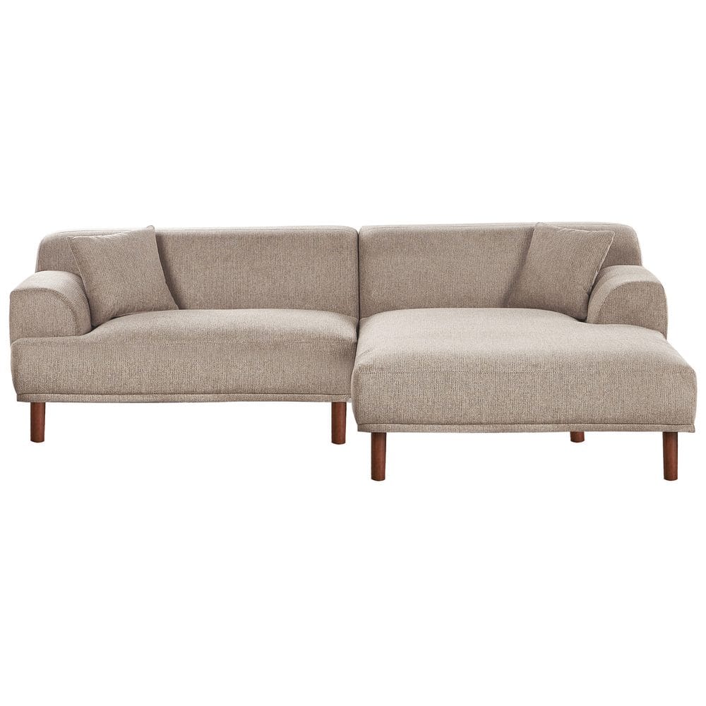 Hörnsoffa Holt - Taupe, brun/Polyester