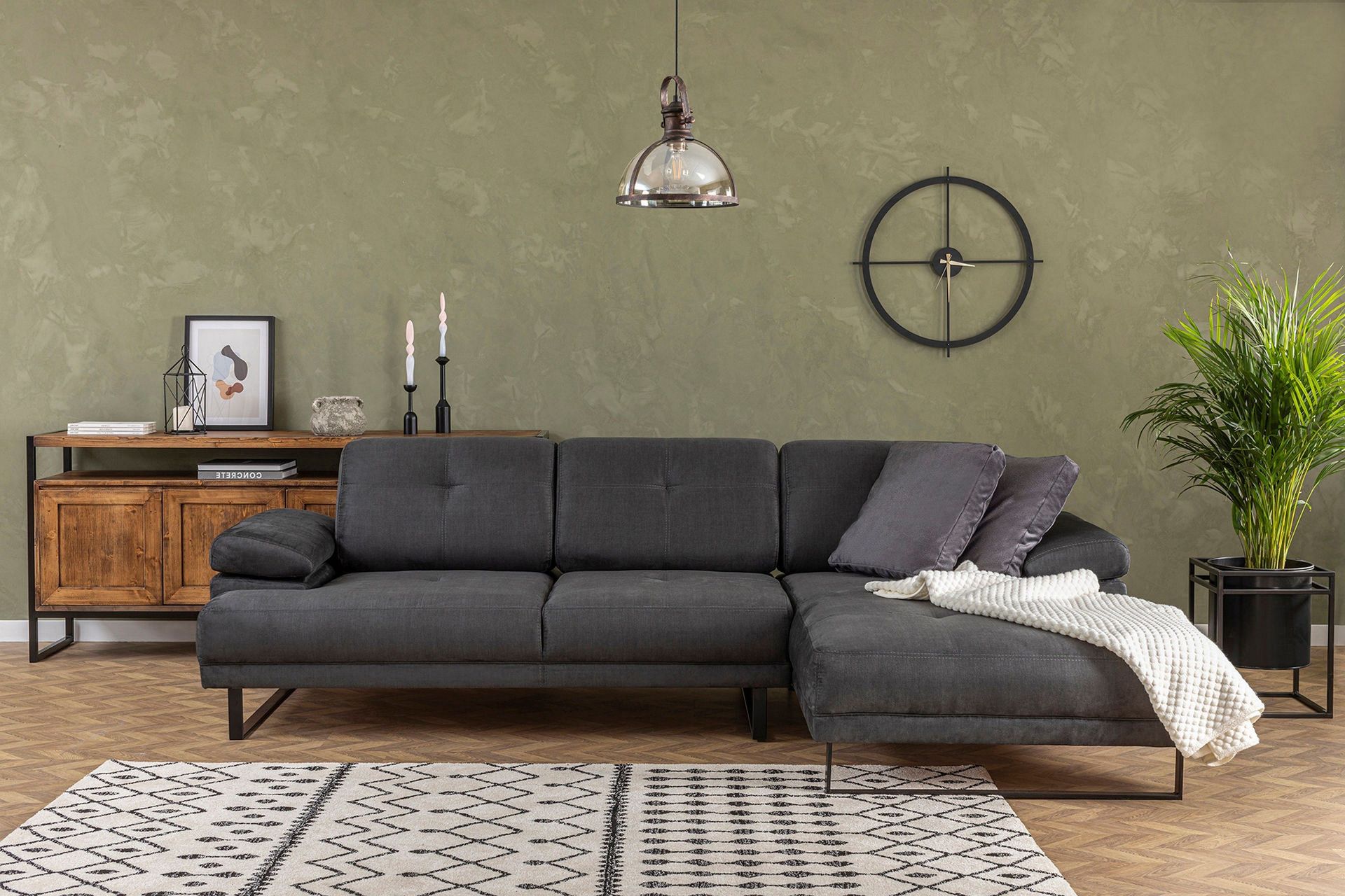 Kitimat Divansoffa 3-sits - Antracit