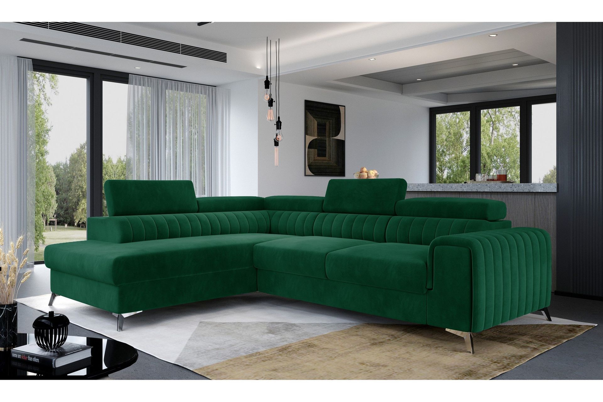 Laurece Sch&auml;slongsoffa V&auml;nster - Gr&ouml;n