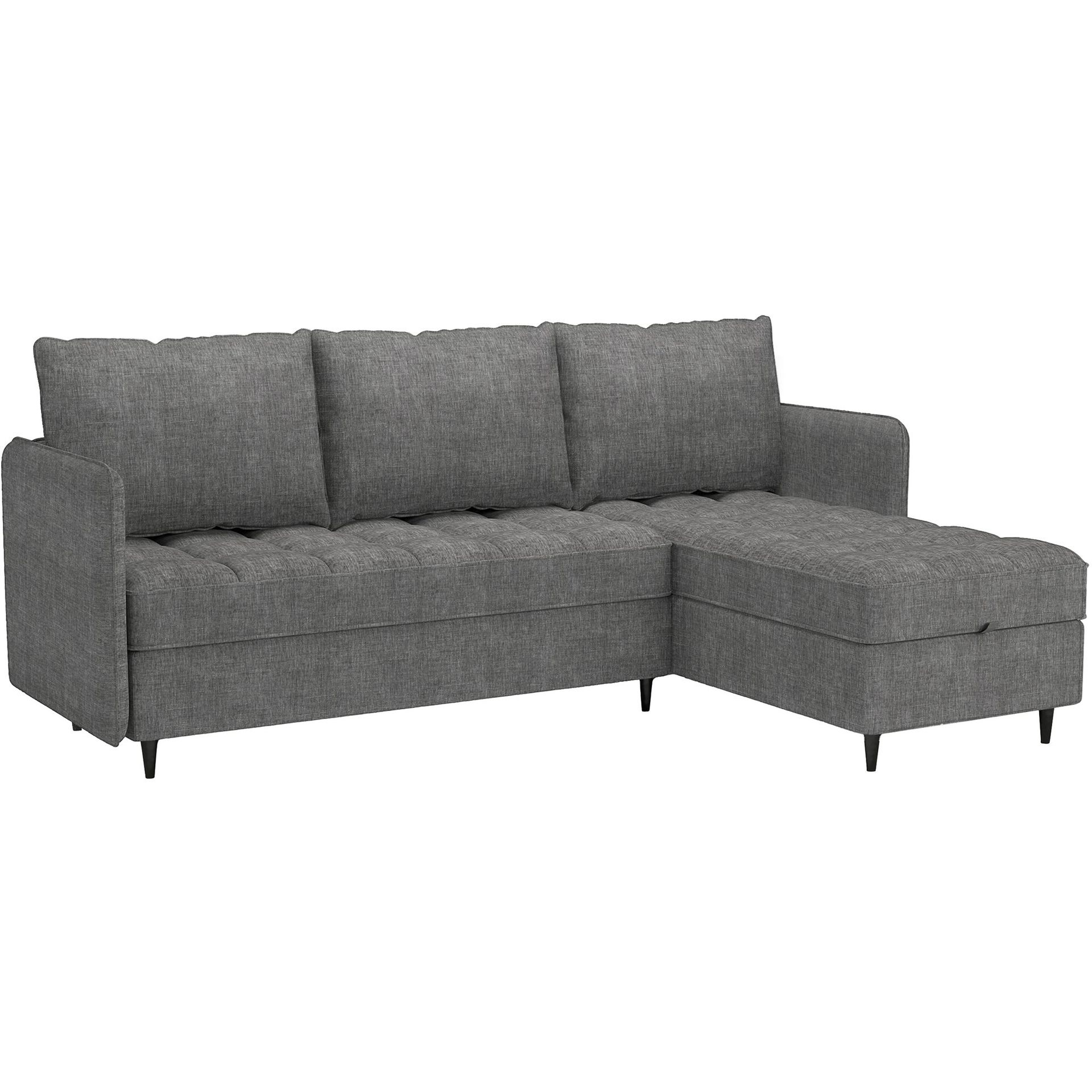 Lindhus Soffa med Divan 3-sits - Gr&aring;