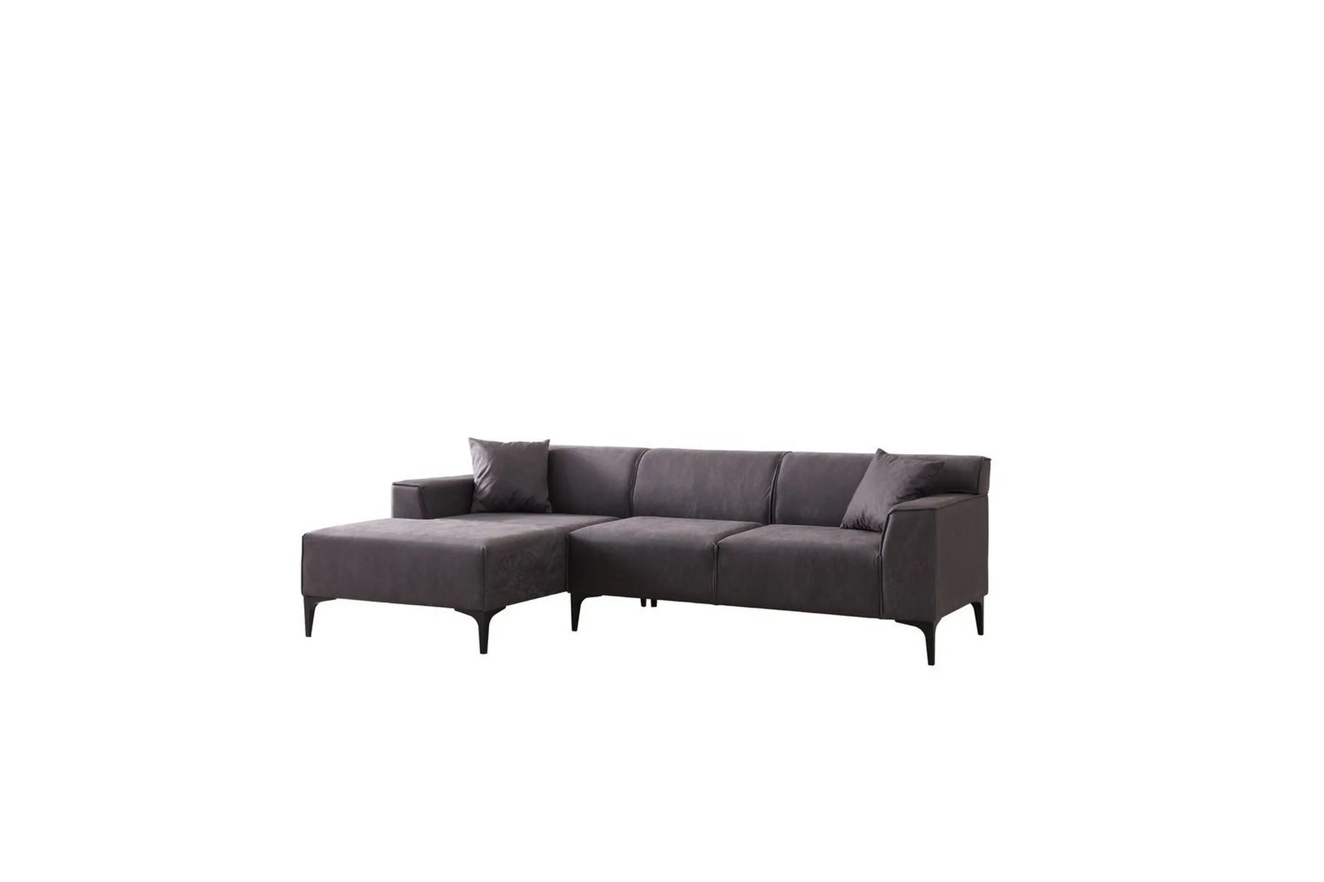 malpani soffa med divan 3-sits - antracit