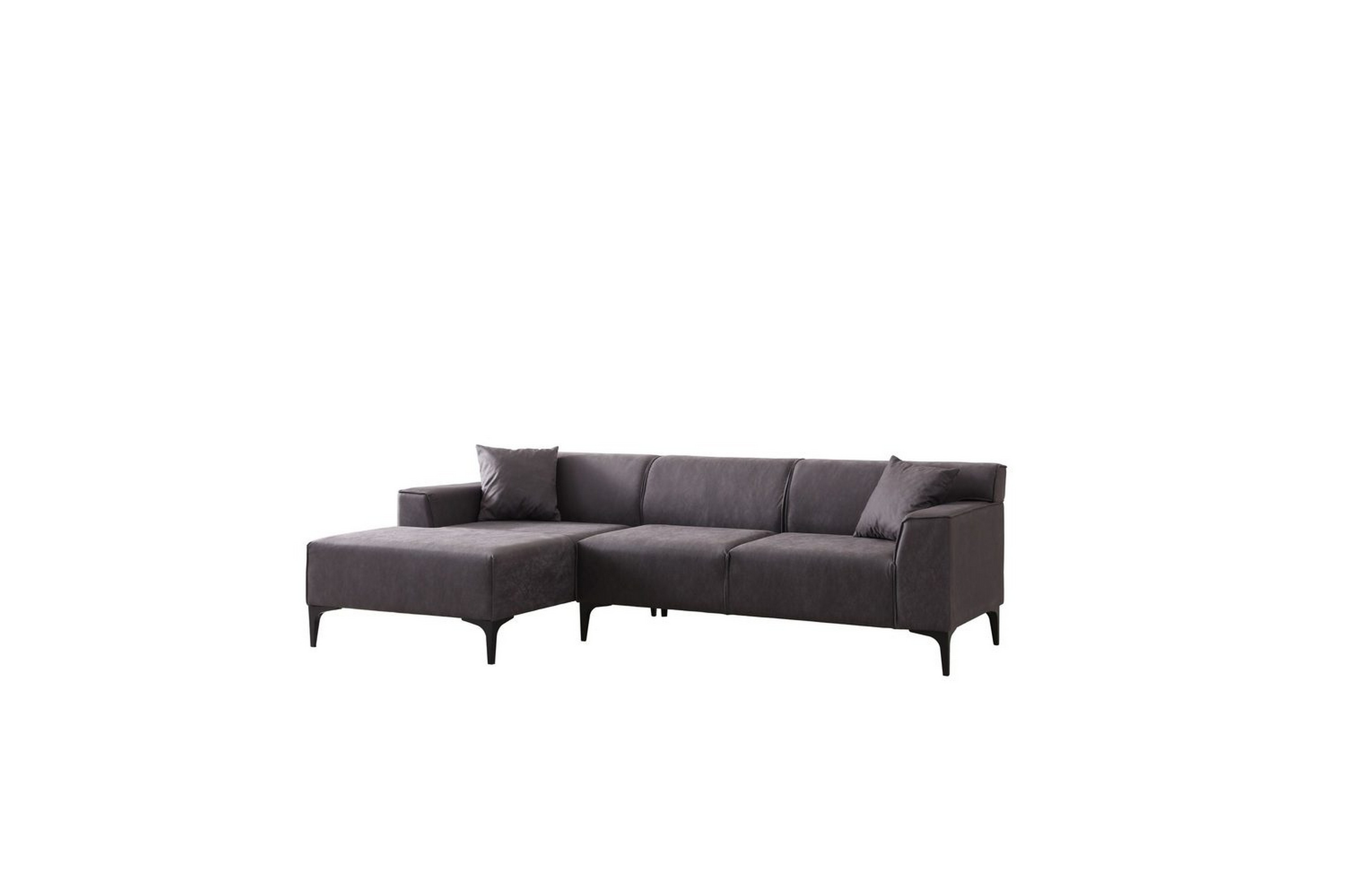 malpani soffa med divan 3-sits - antracit
