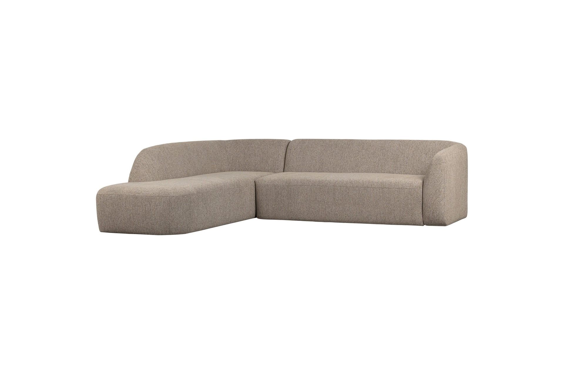 Mooli Soffa med Sch&auml;slong 3-sits - Naturmelange