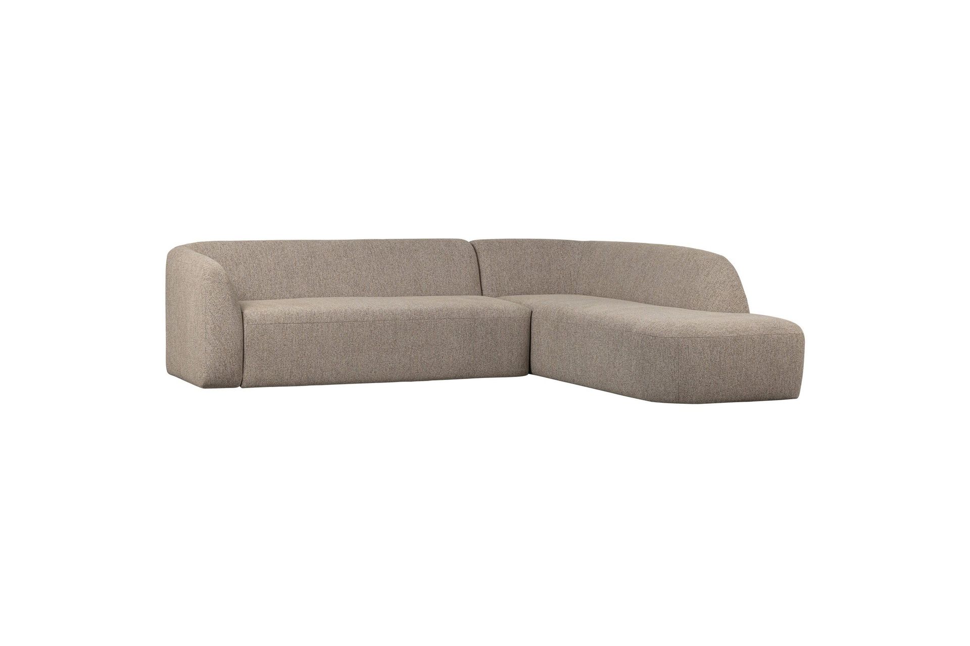 mooli soffa med schäslong 3-sits - naturmelange