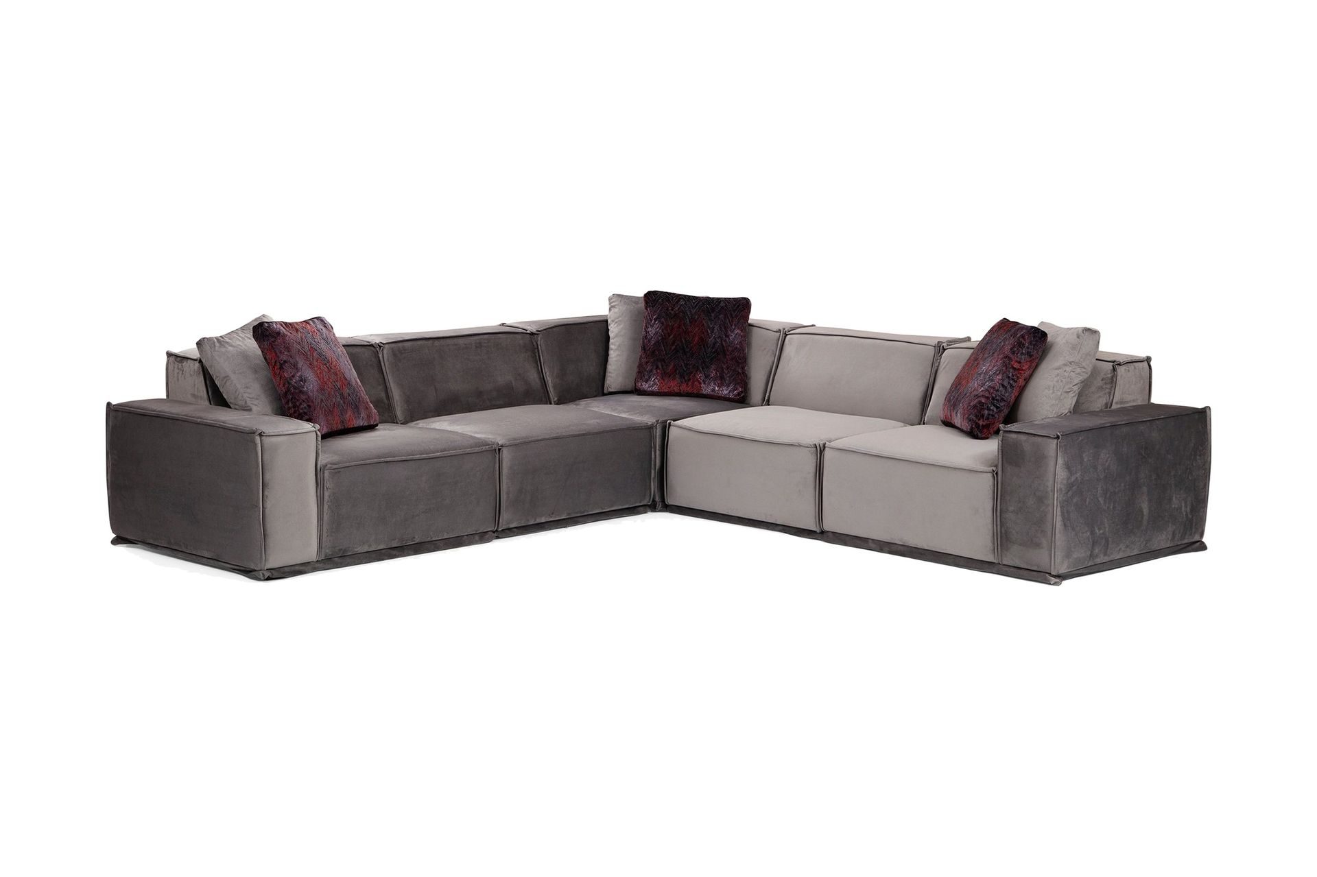 Nightcap Soffa m. Divan 6-sits - Gr&aring;