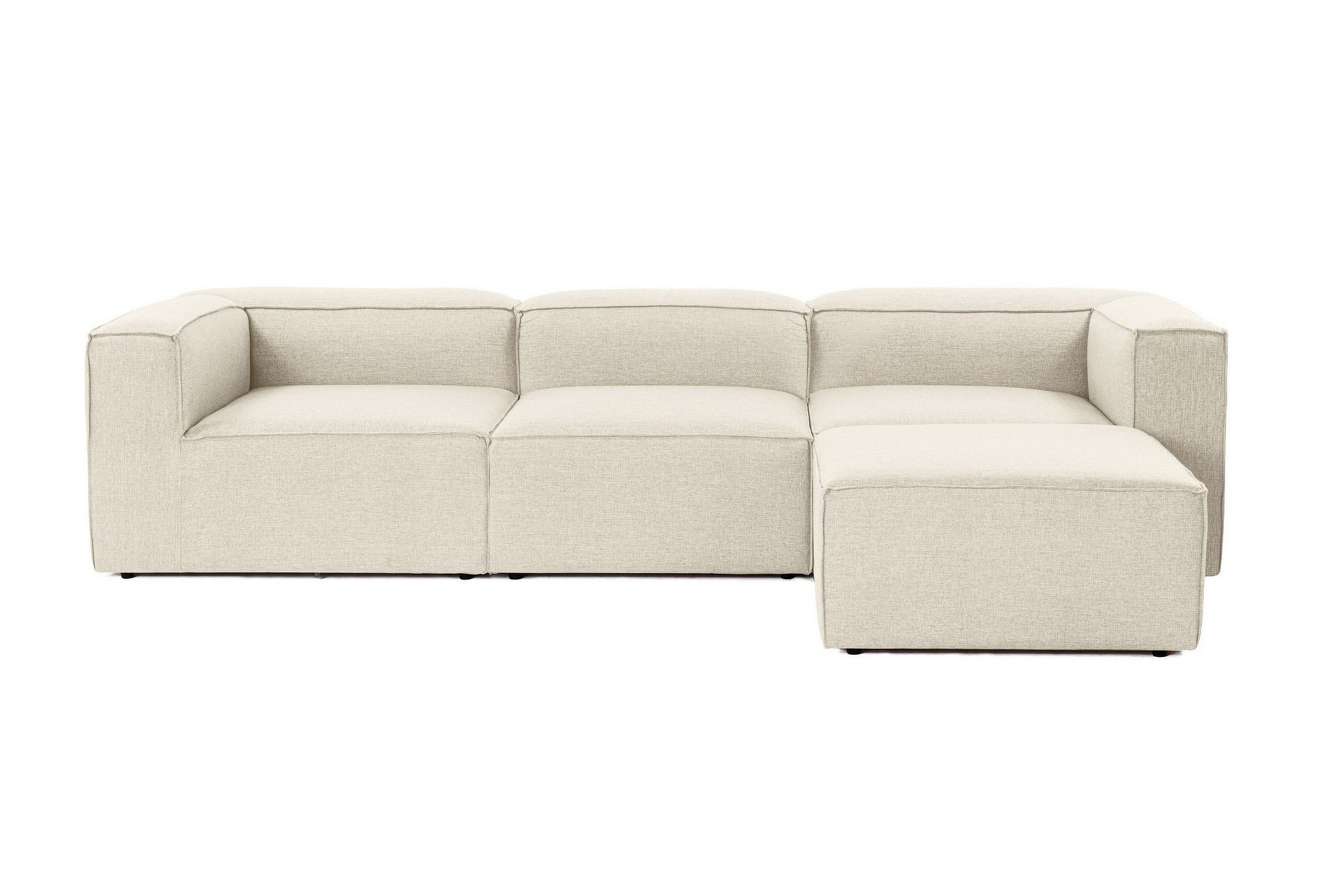 Redlands Soffa med Divan 3-sits - Ecru