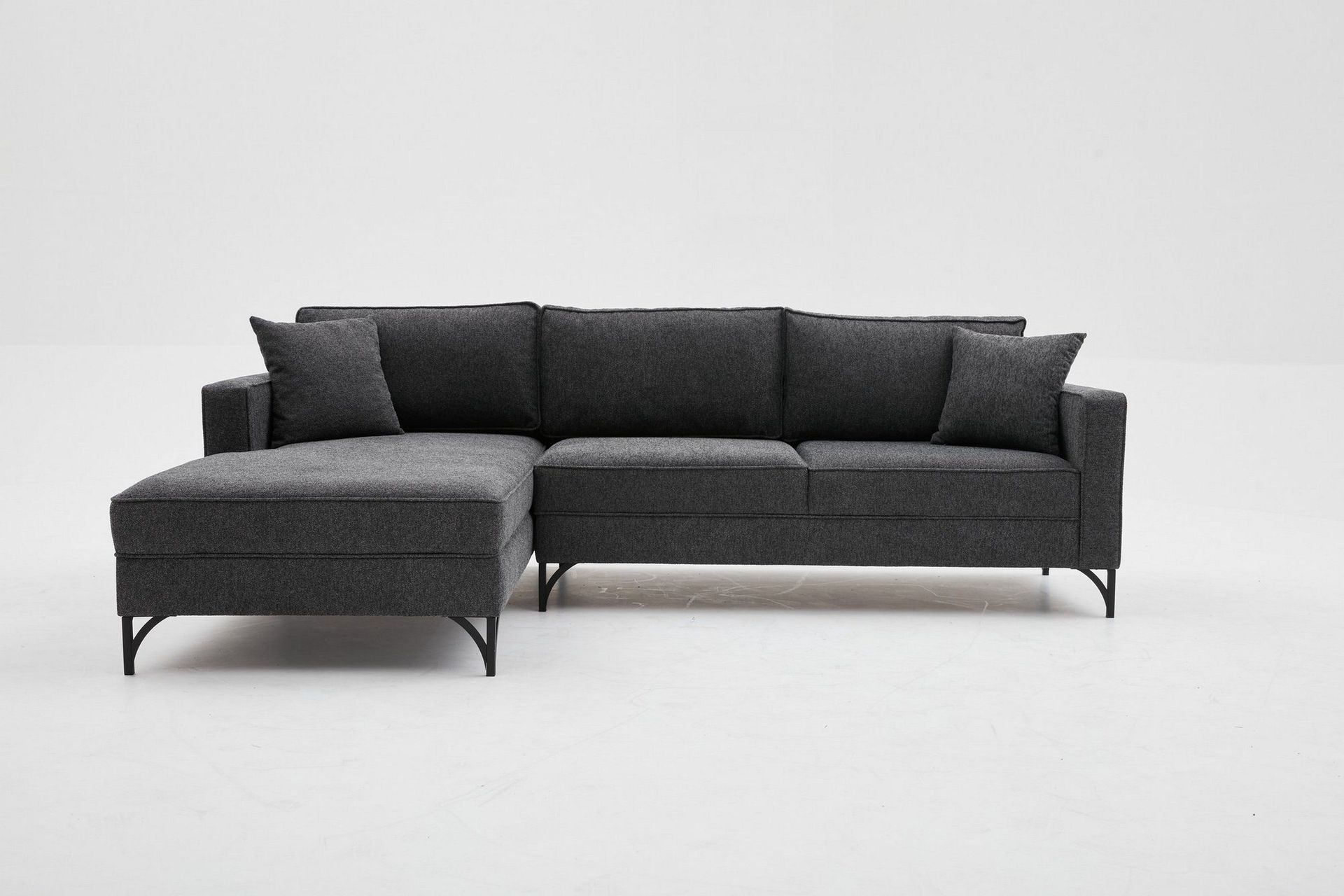 Retzow Soffa m. Divan 4-sits - Antracit