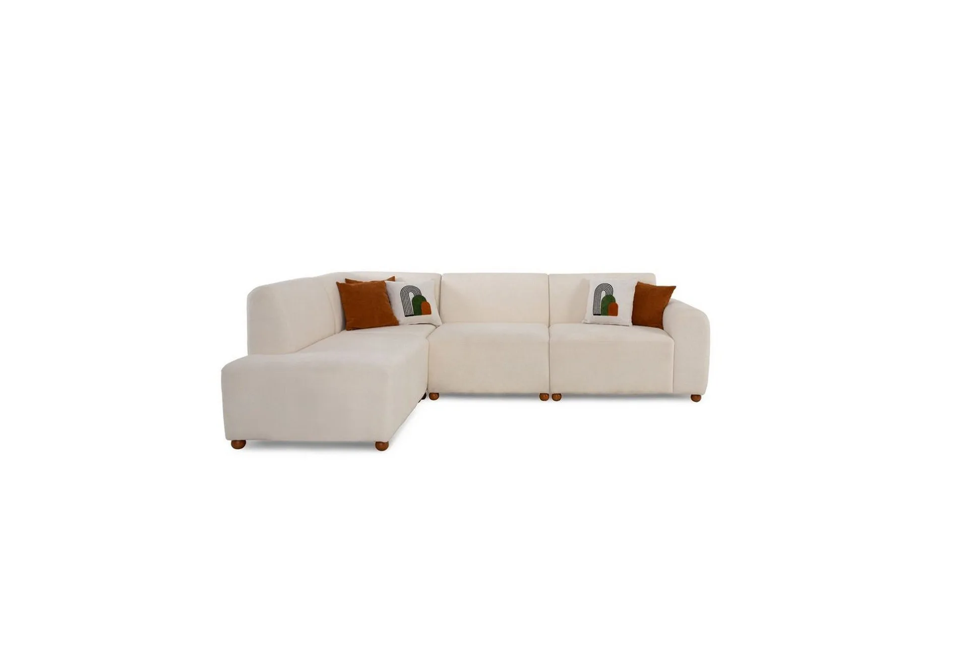Rynvar Soffa med Sch&auml;slong 4-sits - Vit