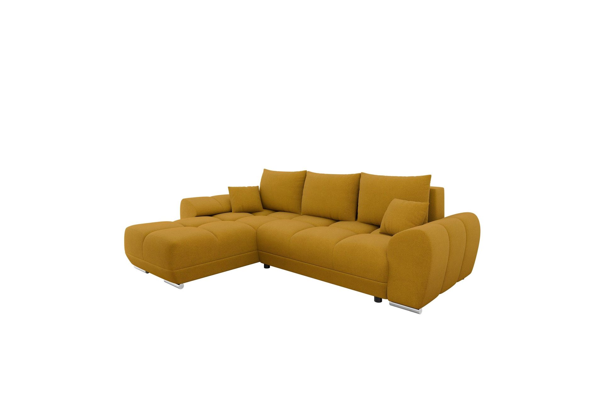 Simerly Soffa med Divan 3-sits - Gul