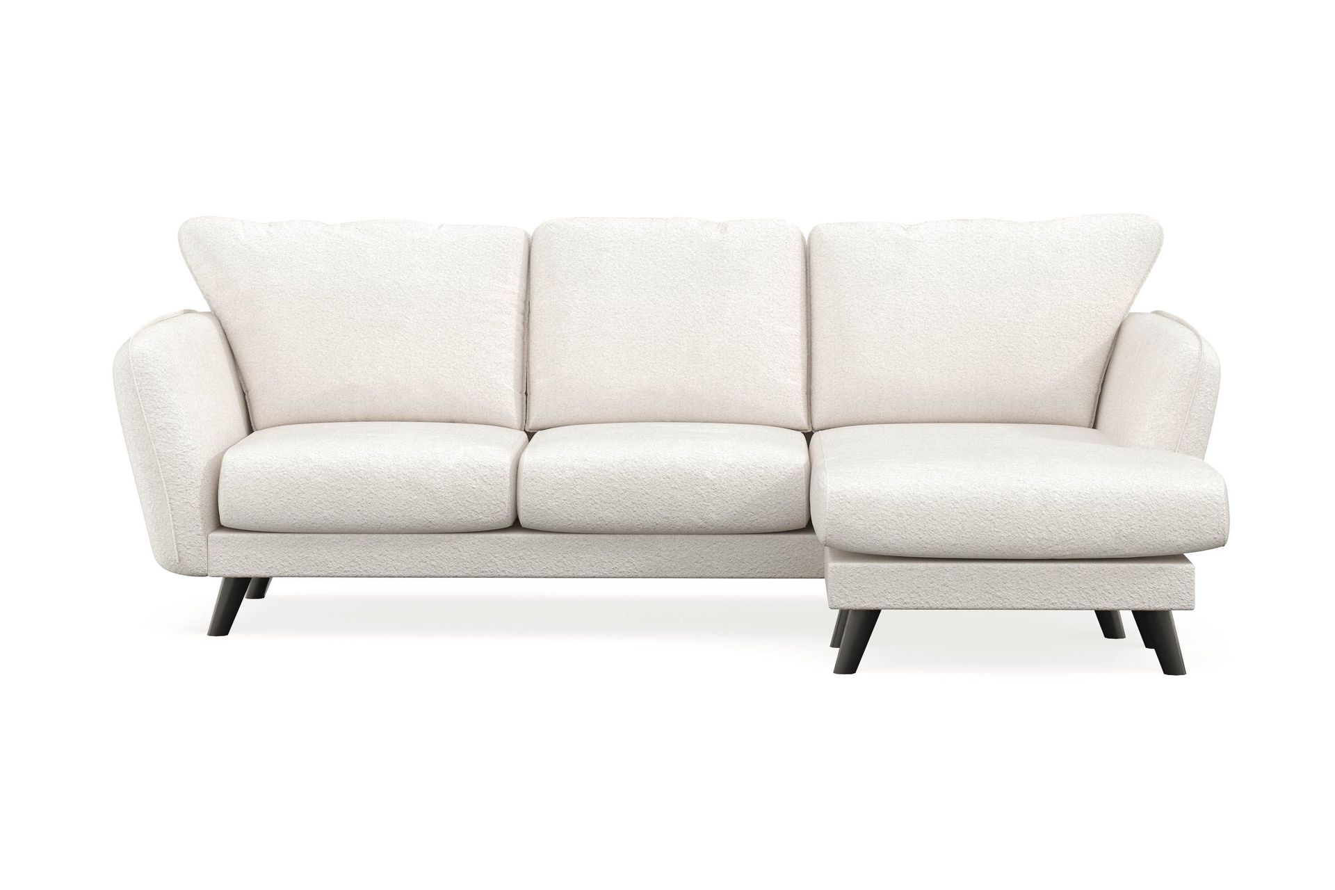 Trend Lyx 3-sits Divansoffa H&ouml;ger - Vit