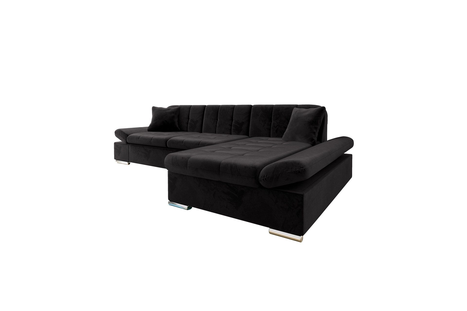 Vananda Soffa med Divan 3-sits - Svart