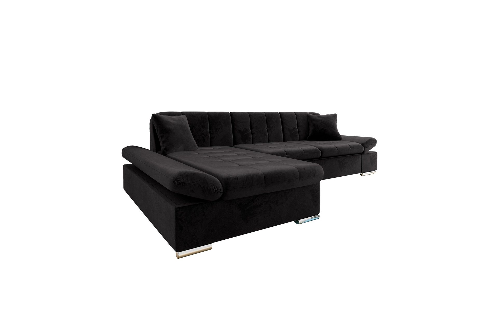 Vananda Soffa med Divan 3-sits - Svart