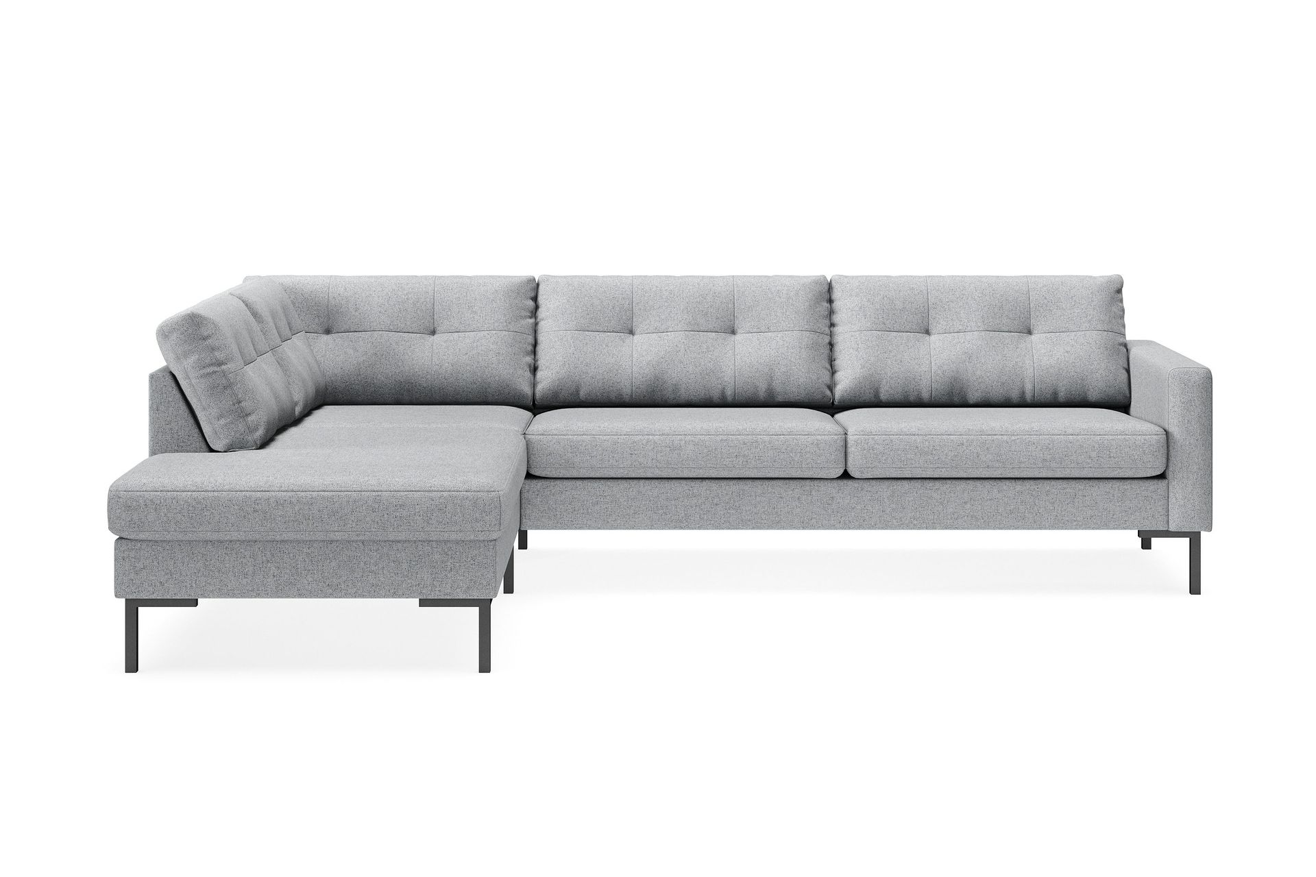 Vanlig Soffa med sch&auml;slong utan divan Scandinavian Choice Frillestad 4-sits Soffa med Sch&auml;slong Grey Left-faced -