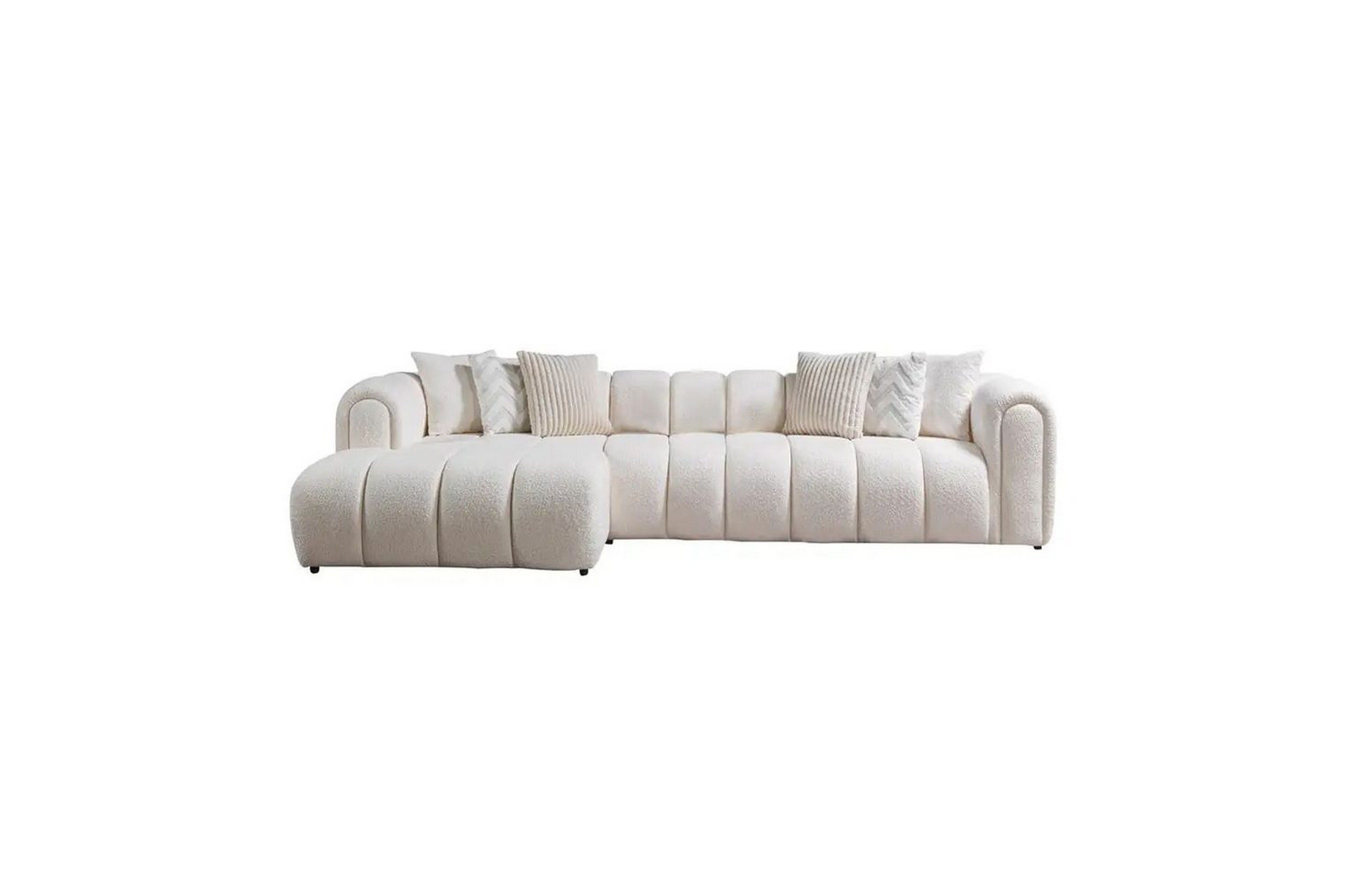 varrel soffa med divan 3-sits - vit