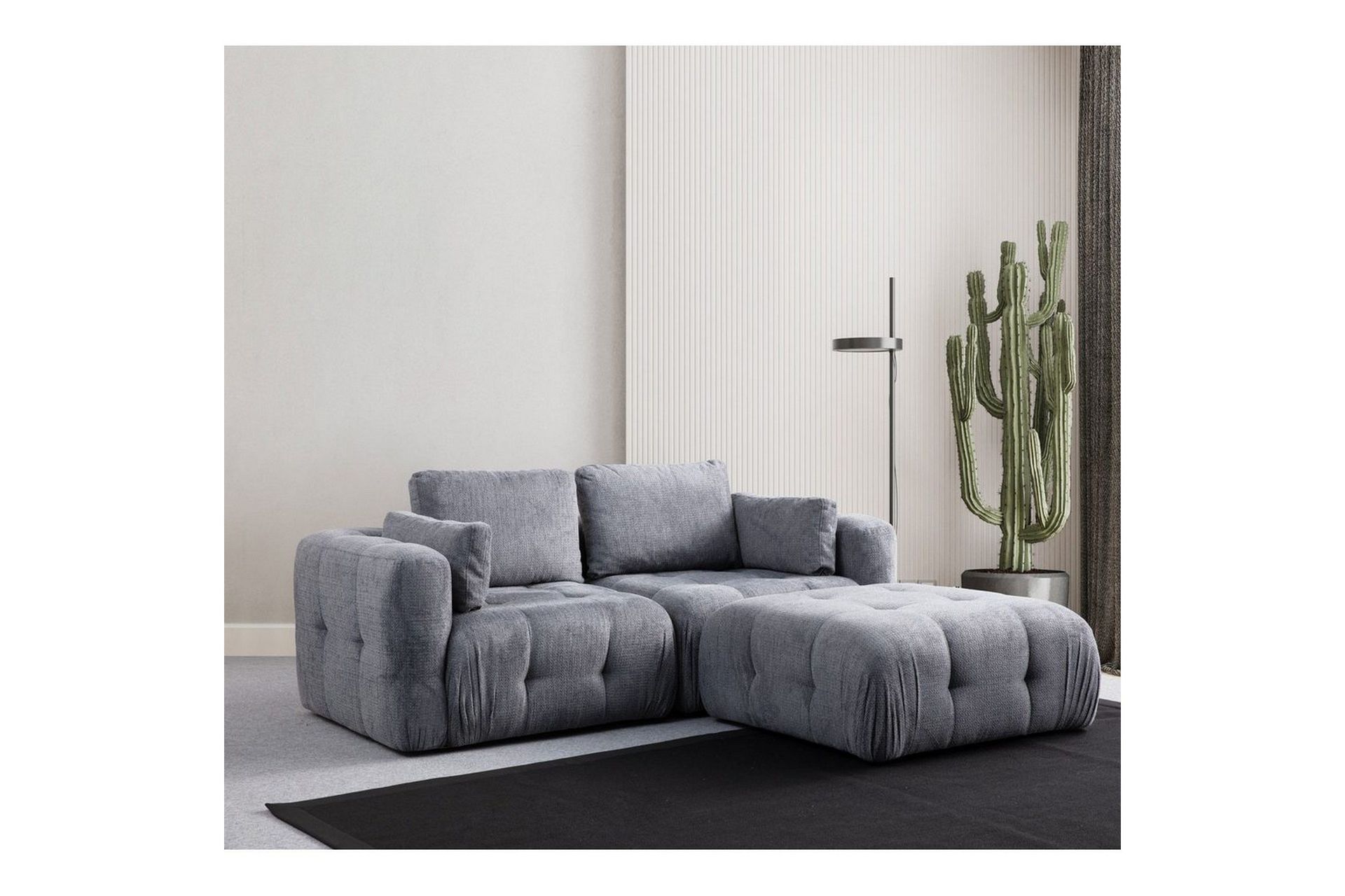 Yvara Soffa med Divan 2-sits - Gr&aring;