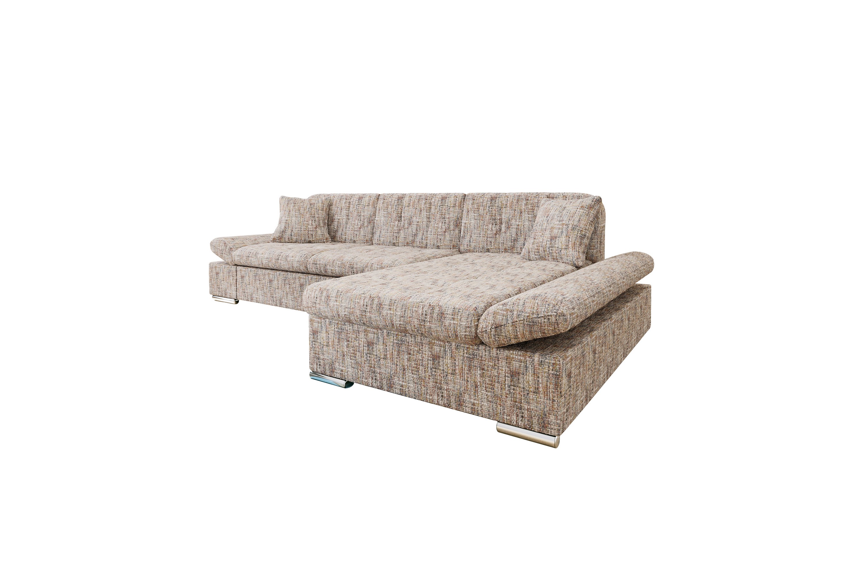 djerra soffa med divan 3-sits - flerfärgad/beige