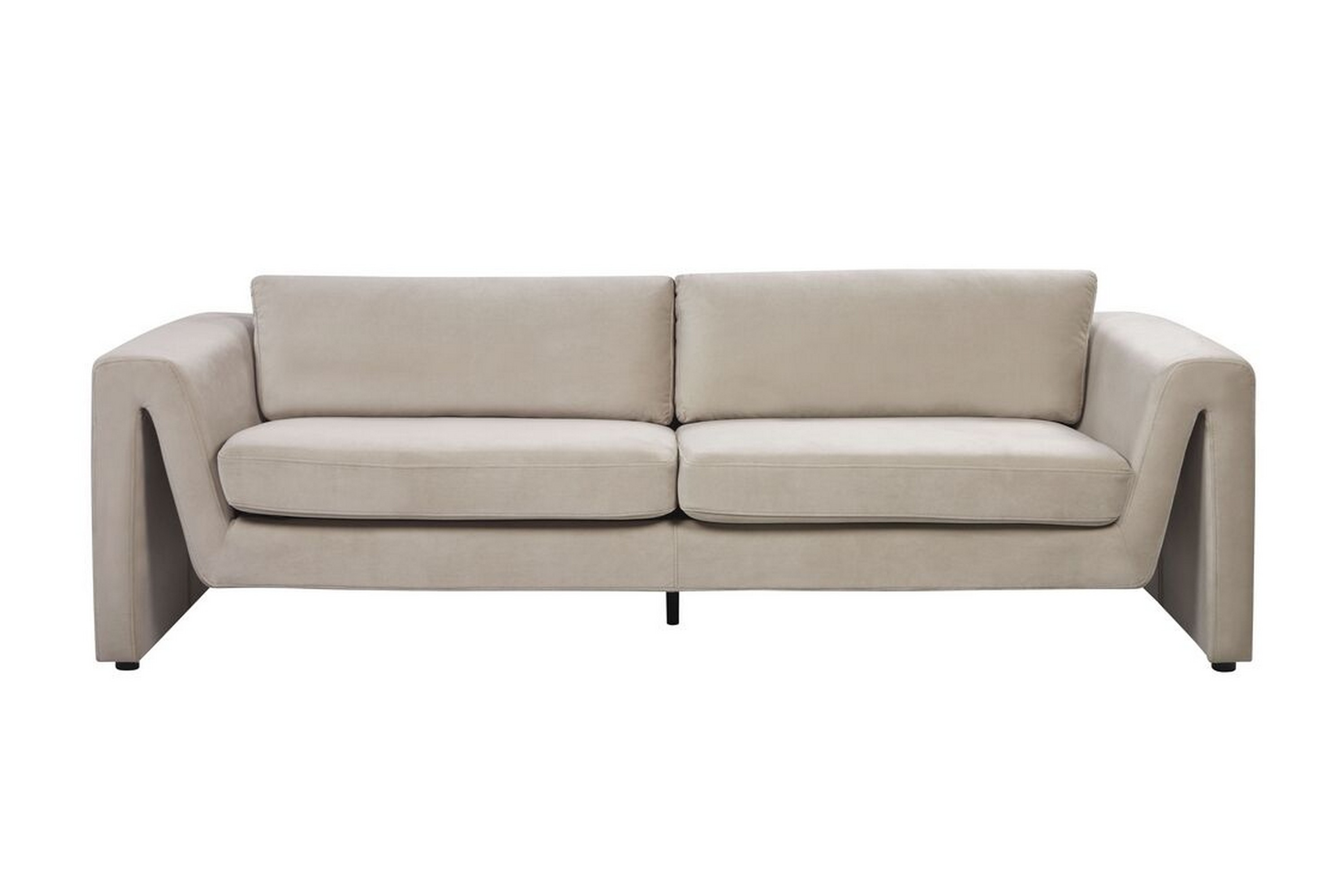 Durran Soffa 3-sits Taupe/Svart