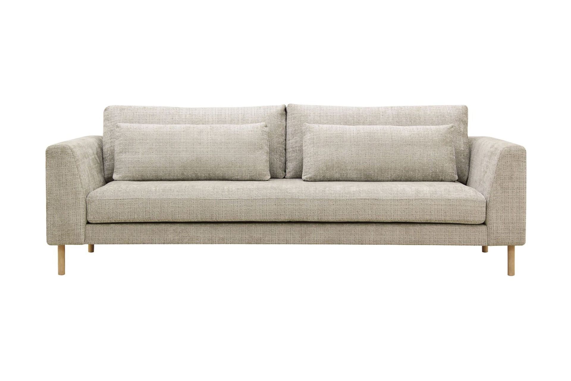 Florenz 3-sits Soffa i Chenille - Grå/Beige