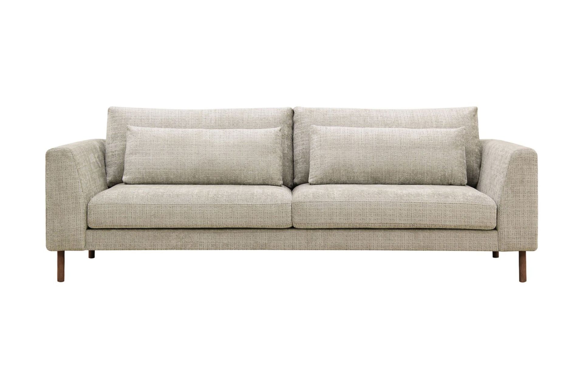 Florenz 3-sits Soffa i Chenille - Grå/Beige