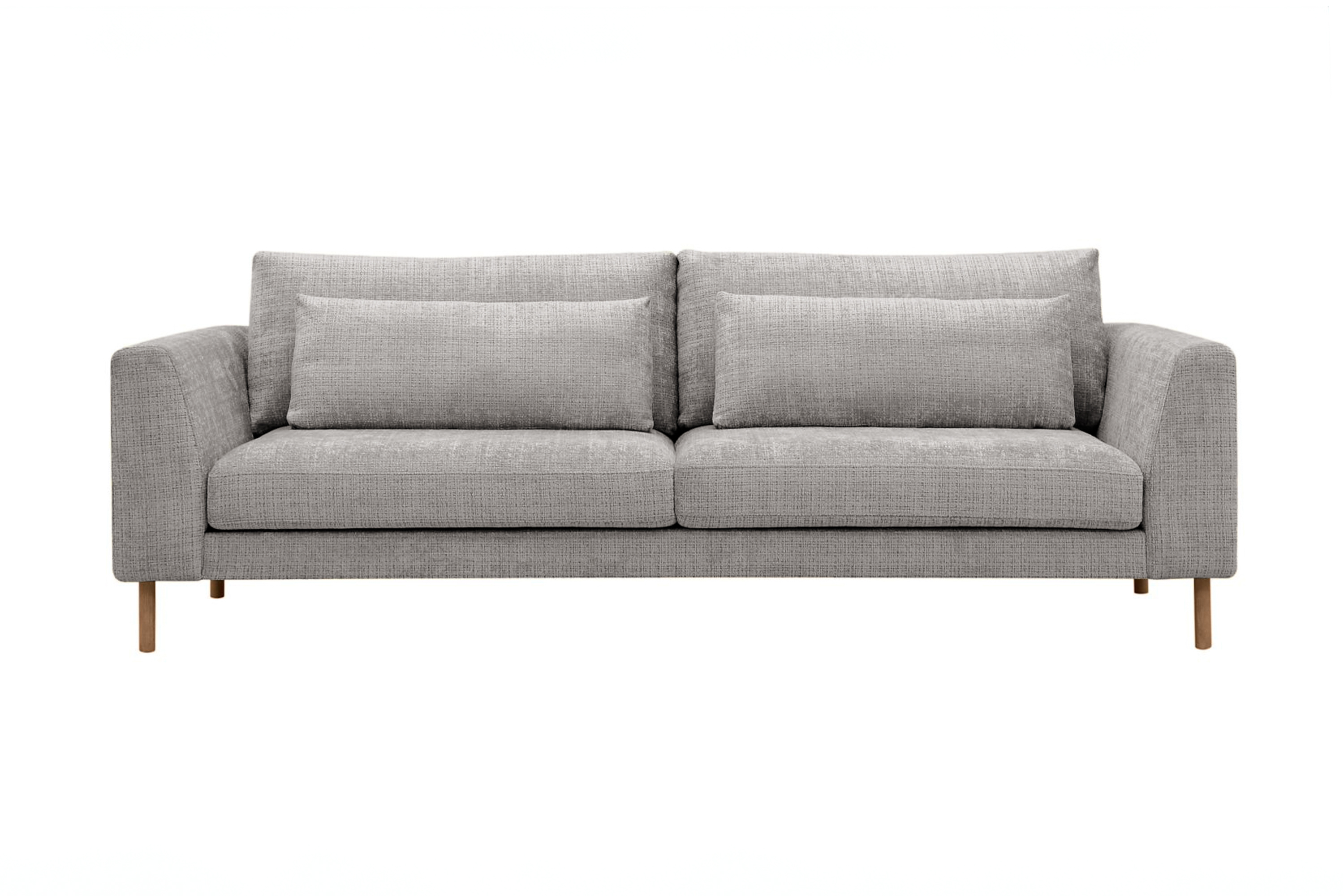 Florenz 3-sits Soffa i Chenille Ljusgrå