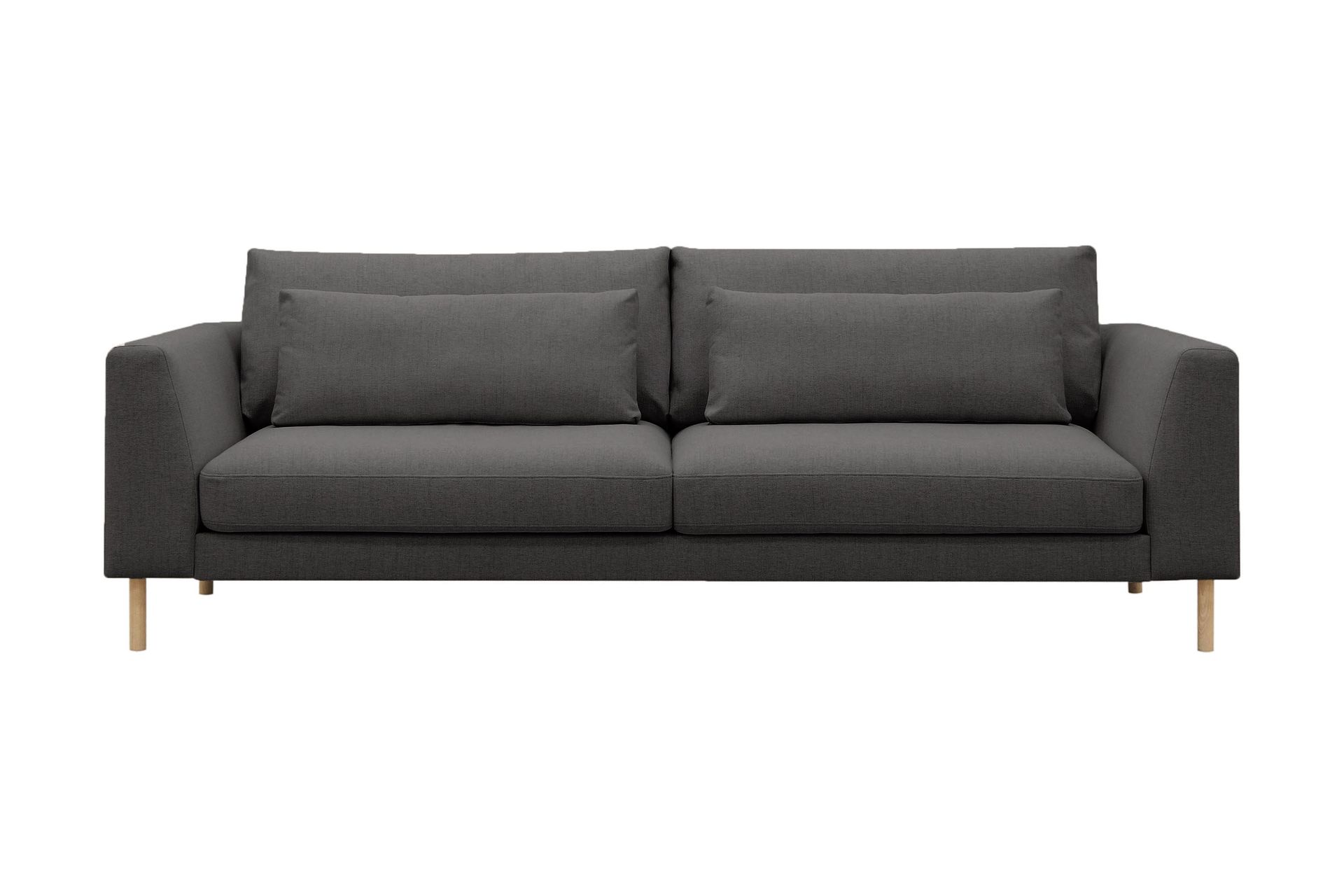 Florenz 3-sits Tygsoffa - M&ouml;rkgr&aring;