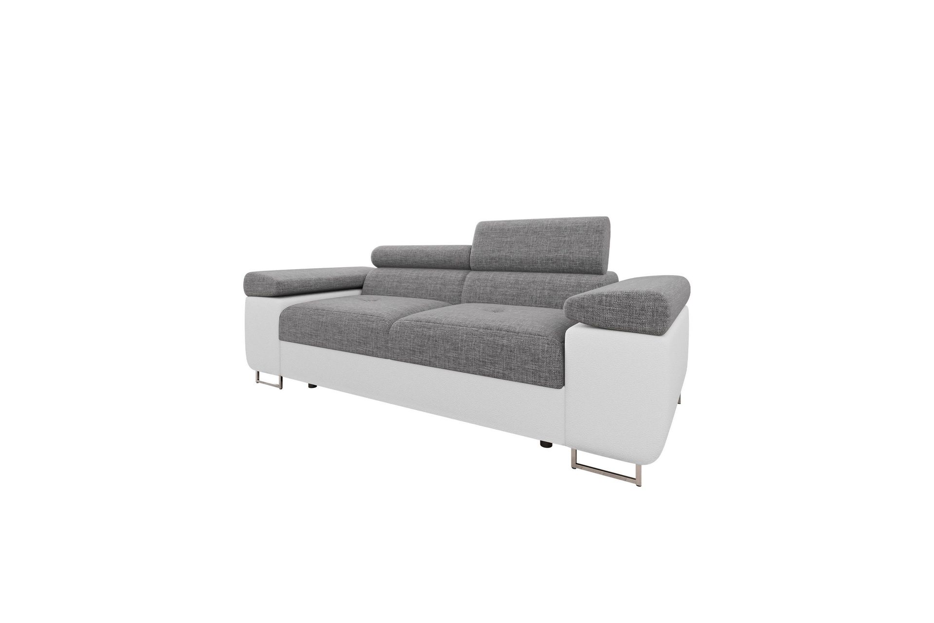 Gabina Soffa 2-sits - Vit/Gr&aring;