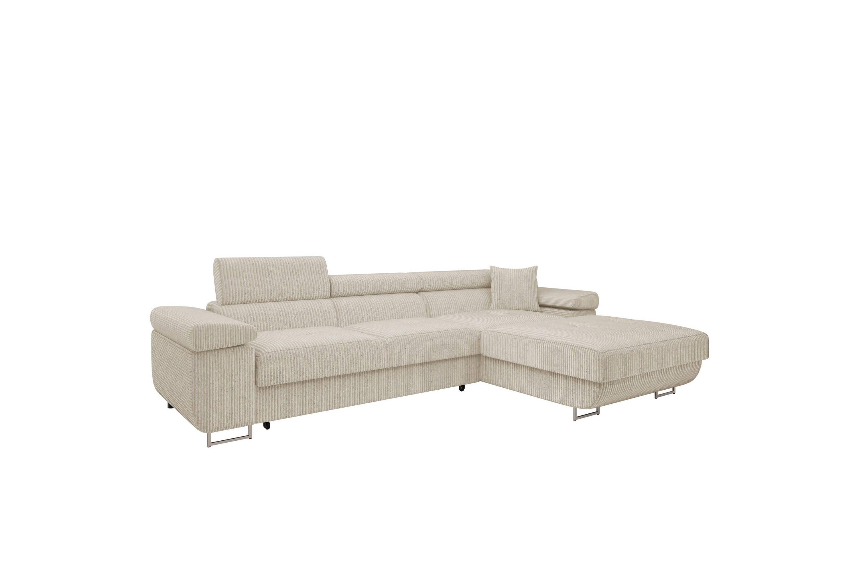 gabina soffa med divan 3-sits - beige