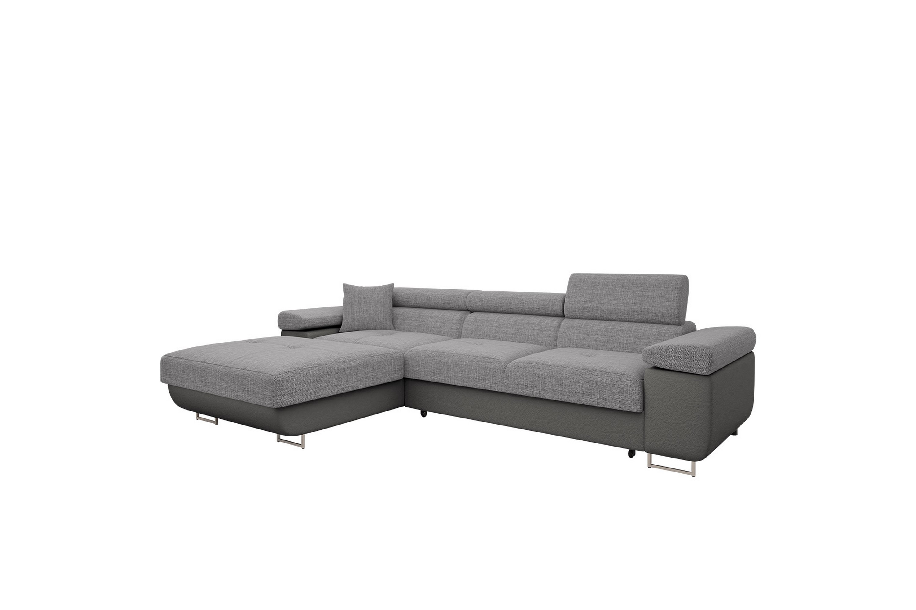 gabina soffa med divan 3-sits - grå