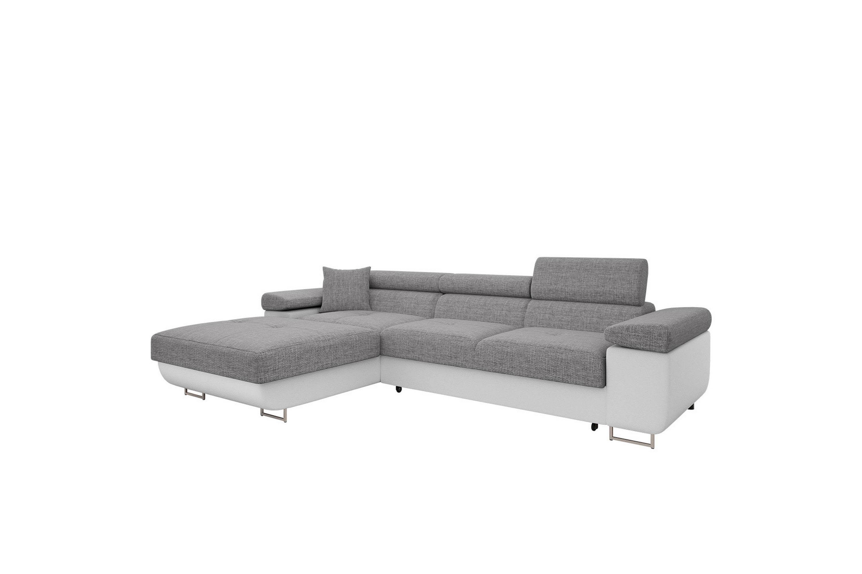 Gabina Soffa med Divan 3-sits GråVit