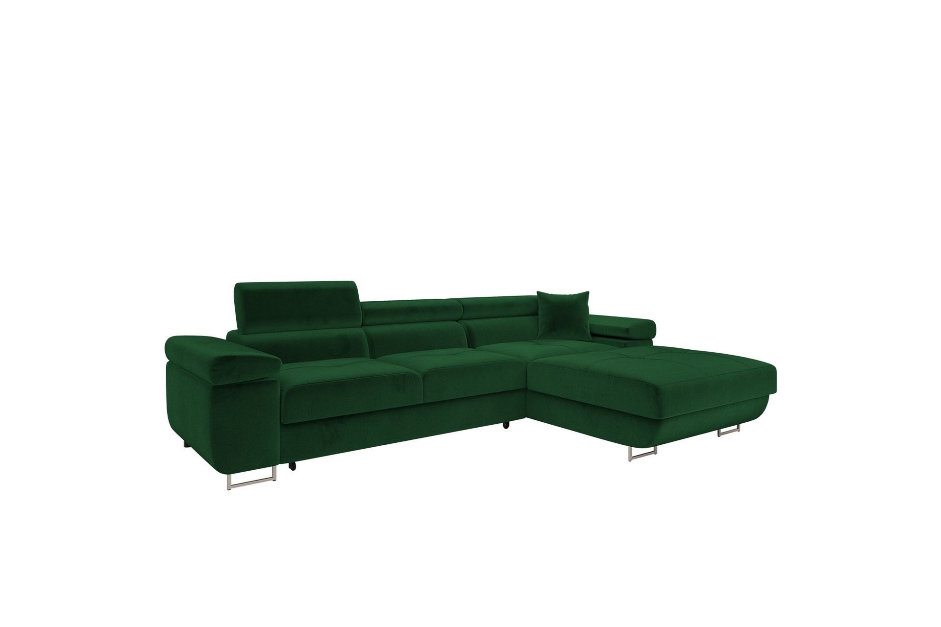 Gabina Soffa med Divan 3-sits - Gr&ouml;n
